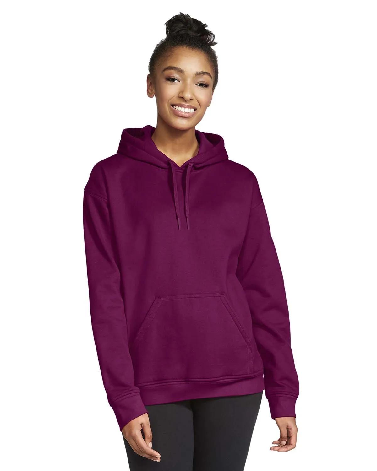 Adult Softstyle® Fleece Pullover Hooded Sweatshirt 1 of 109