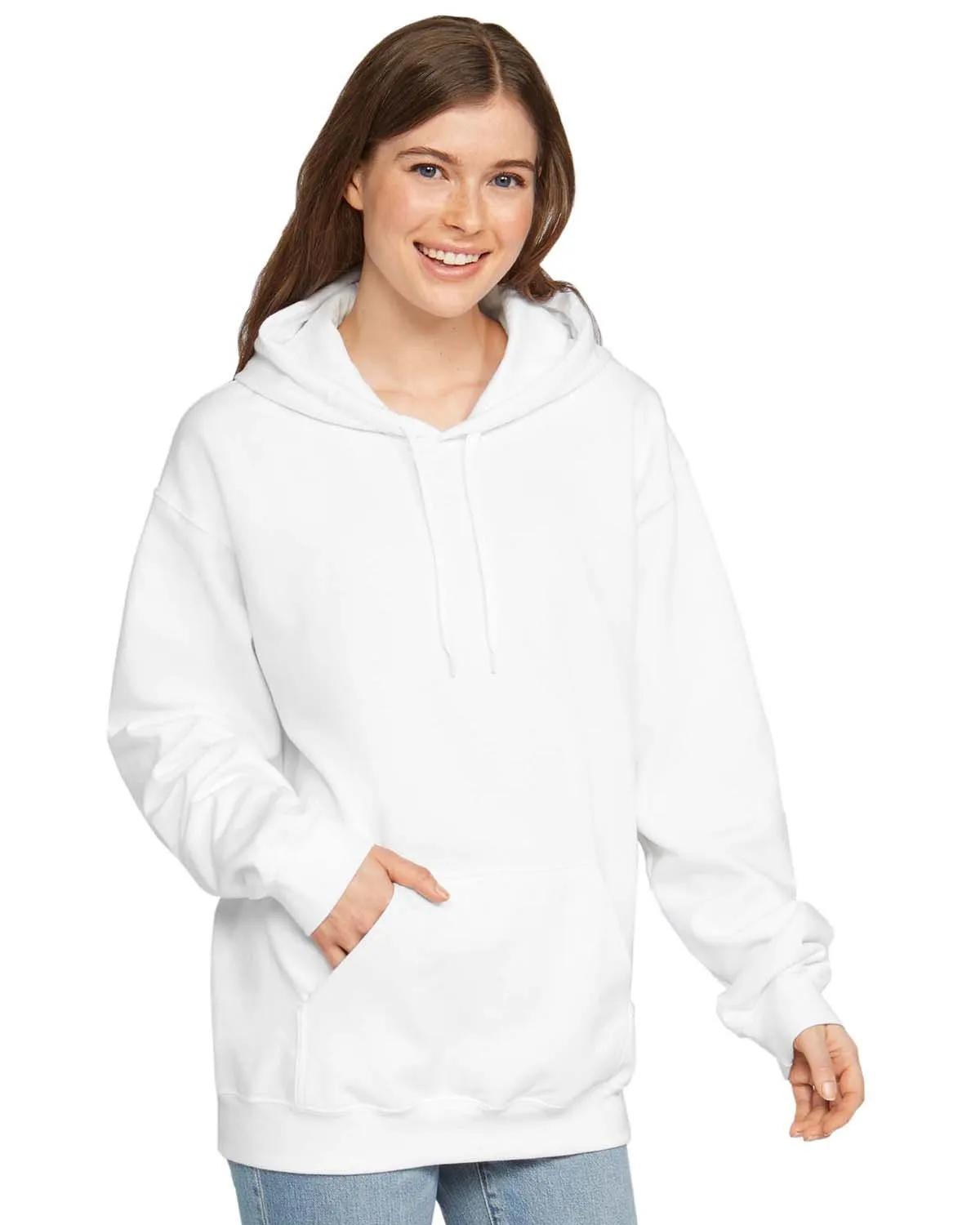 Adult Softstyle® Fleece Pullover Hooded Sweatshirt 100 of 109