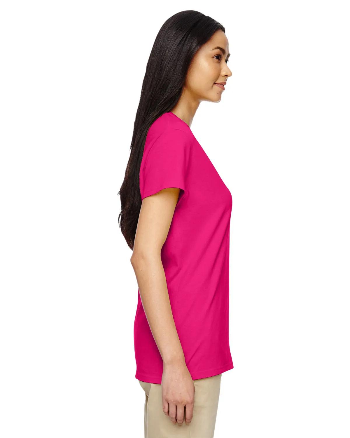 Ladies' Heavy Cotton™ V-Neck T-Shirt 38 of 81