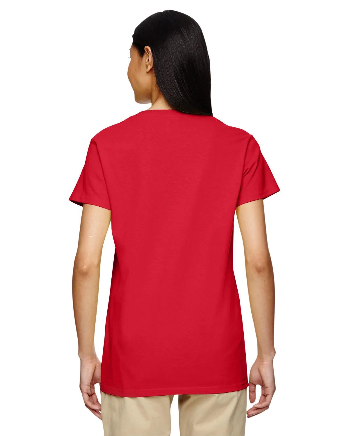 Ladies' Heavy Cotton™ V-Neck T-Shirt 17 of 81