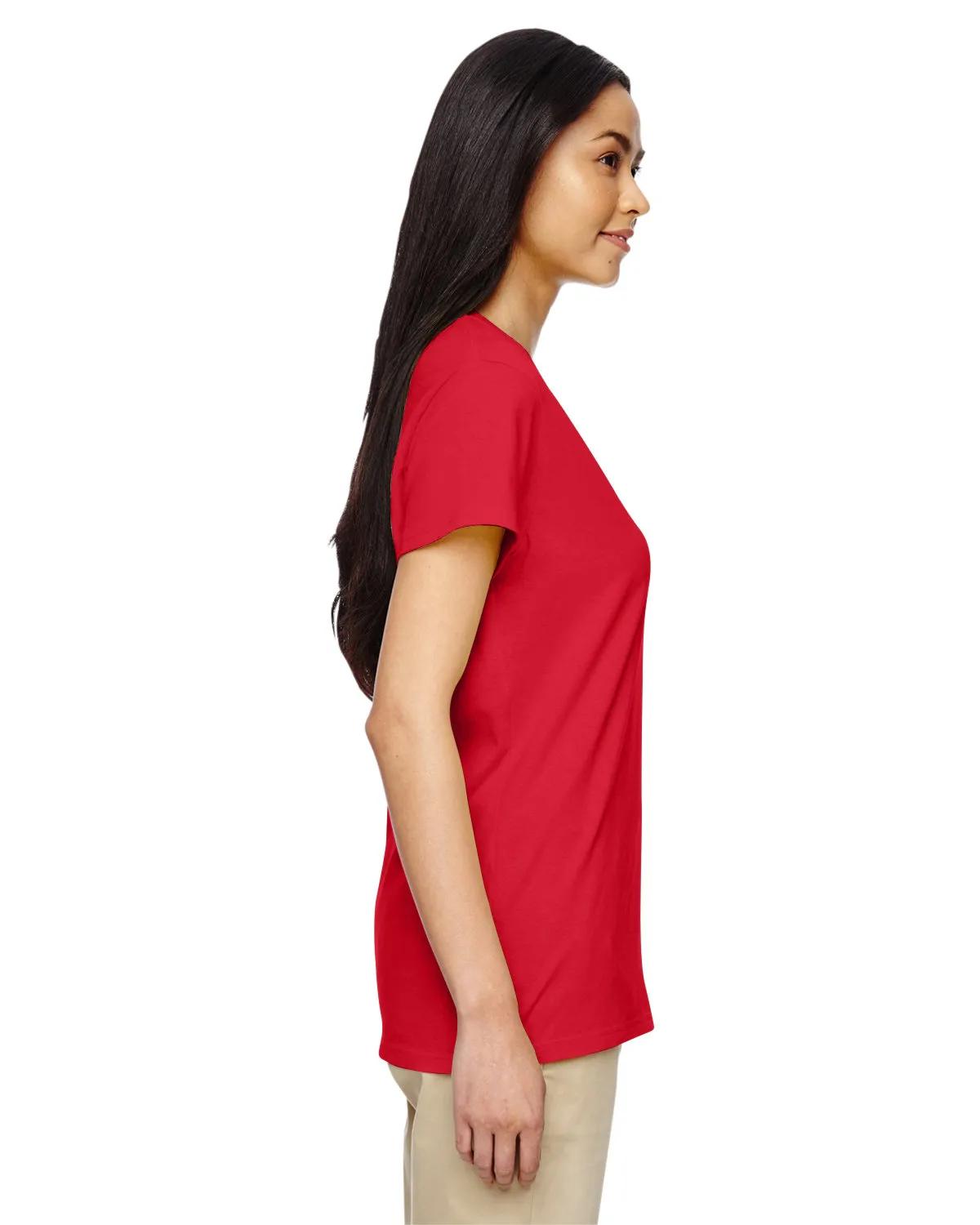 Ladies' Heavy Cotton™ V-Neck T-Shirt 34 of 81