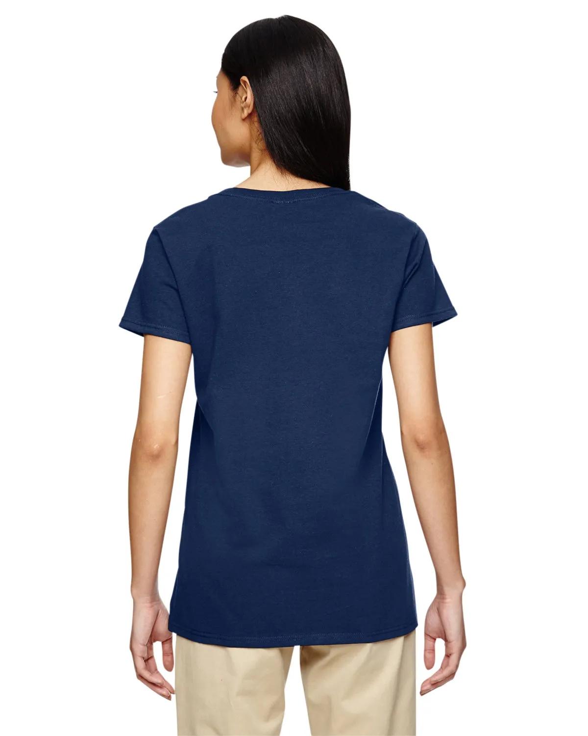 Ladies' Heavy Cotton™ V-Neck T-Shirt 52 of 81