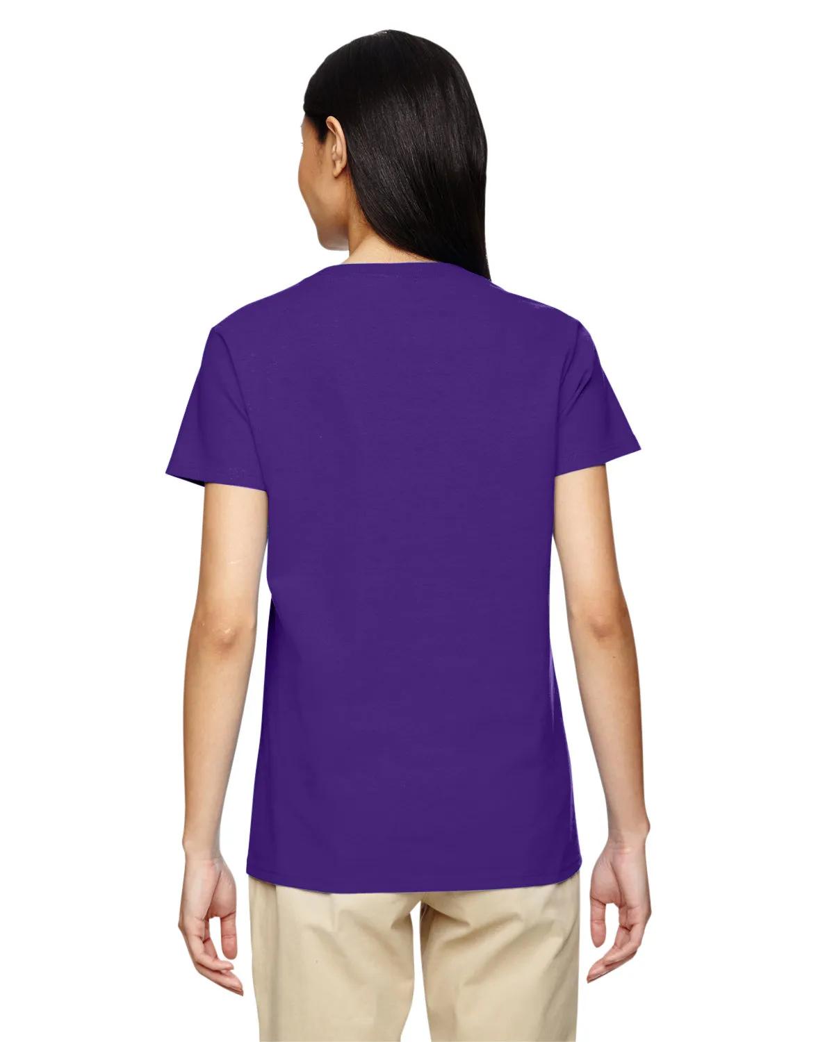 Ladies' Heavy Cotton™ V-Neck T-Shirt 56 of 81