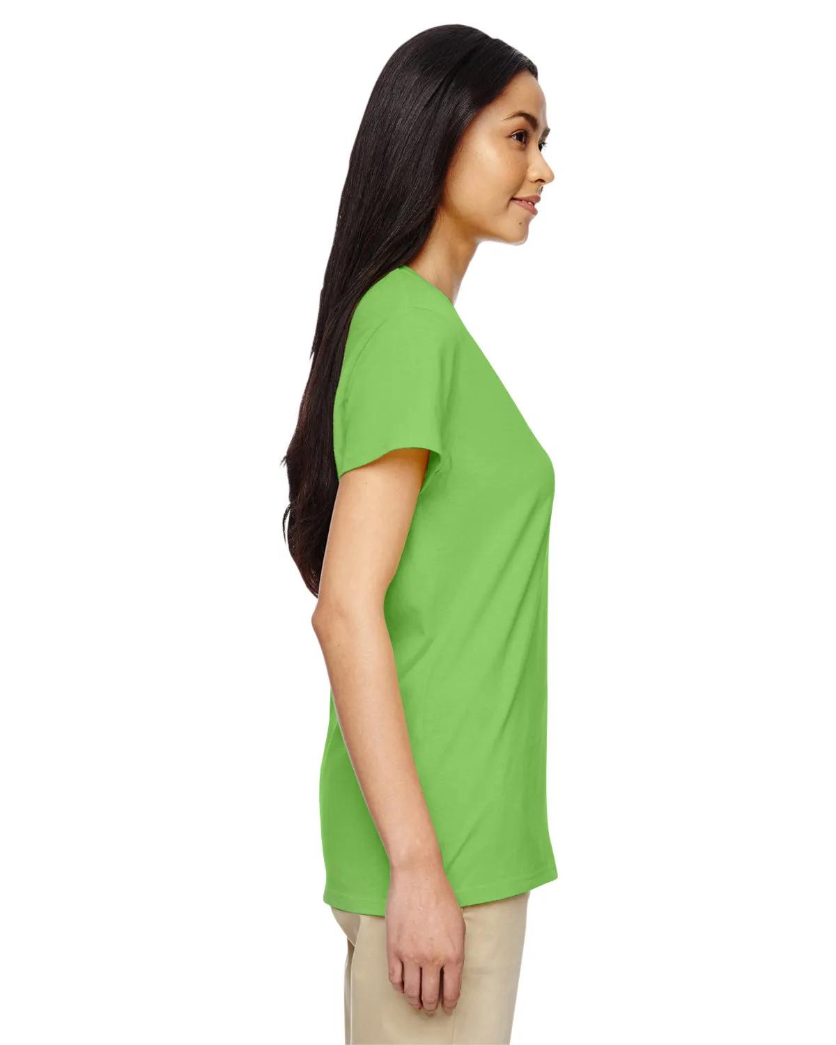 Ladies' Heavy Cotton™ V-Neck T-Shirt 80 of 81