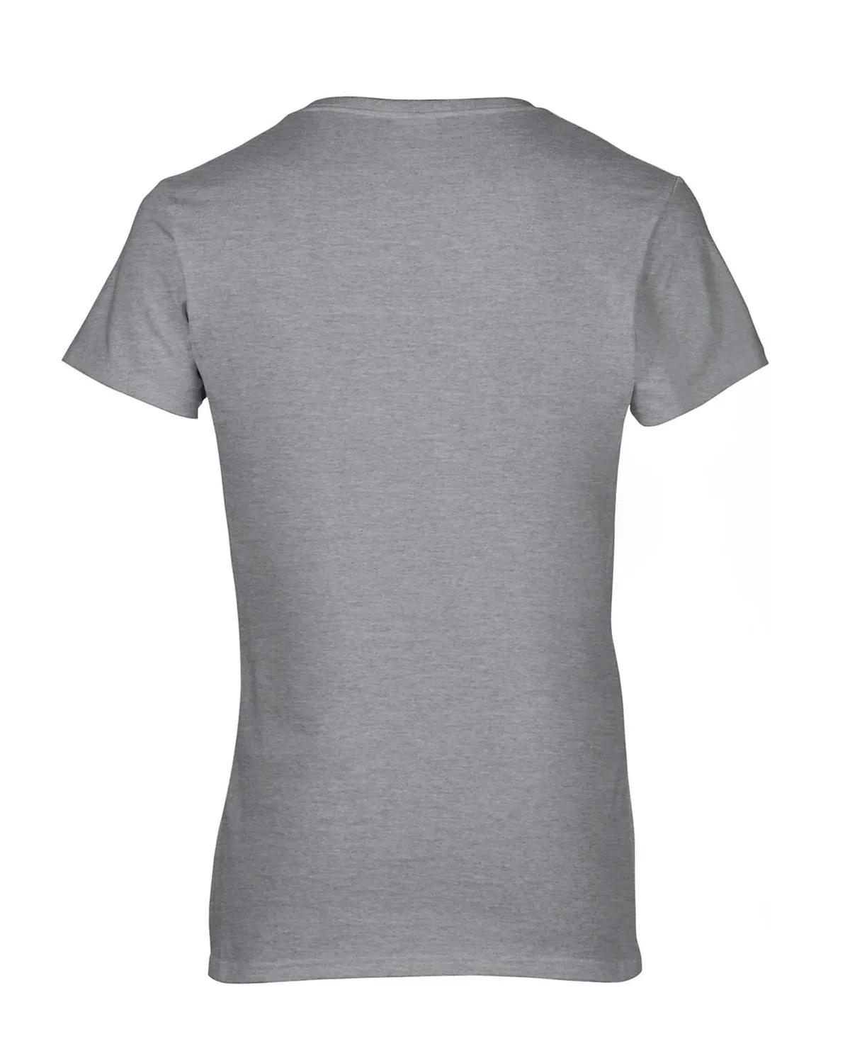 Ladies' Heavy Cotton™ V-Neck T-Shirt 53 of 81