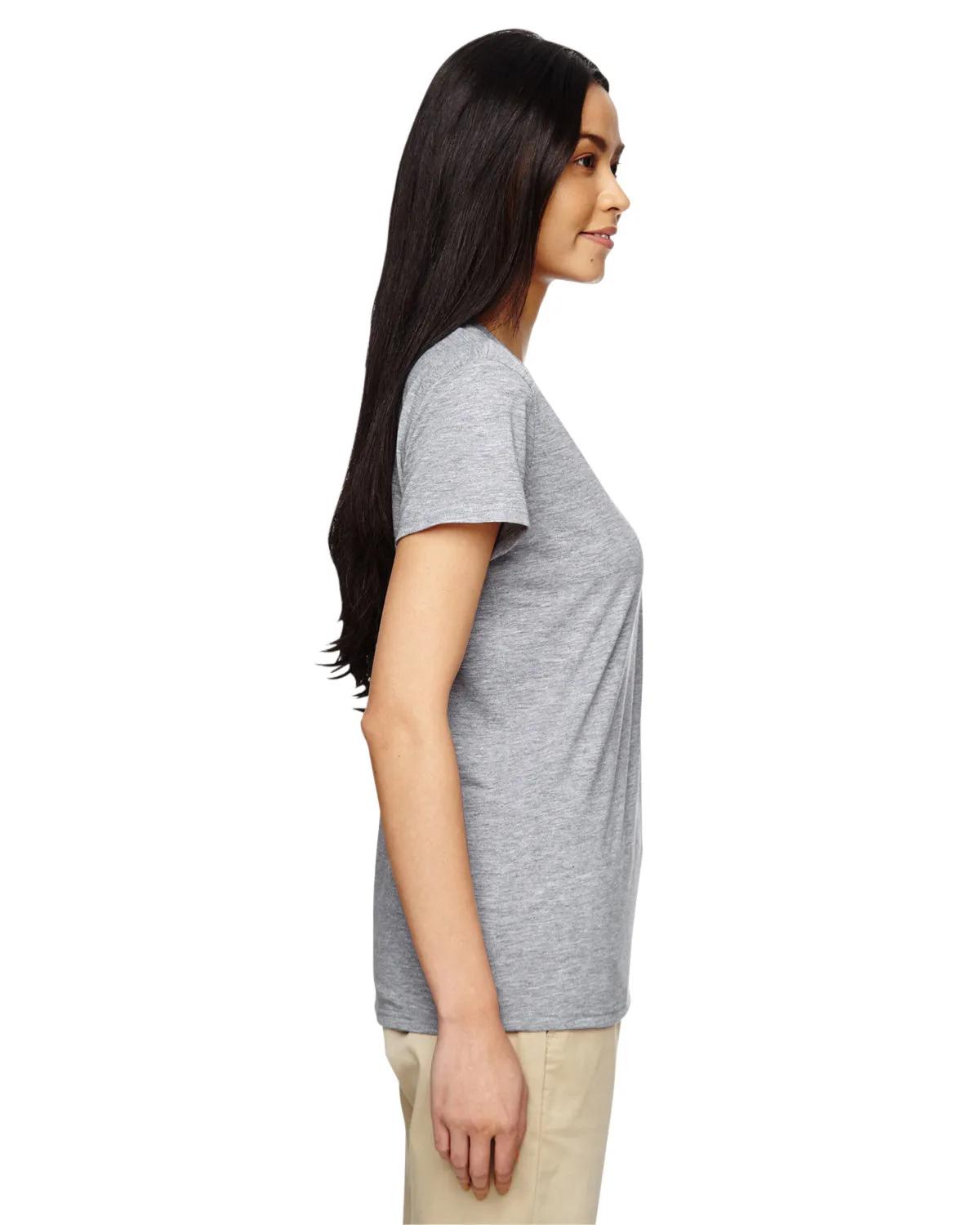 Ladies' Heavy Cotton™ V-Neck T-Shirt 59 of 81