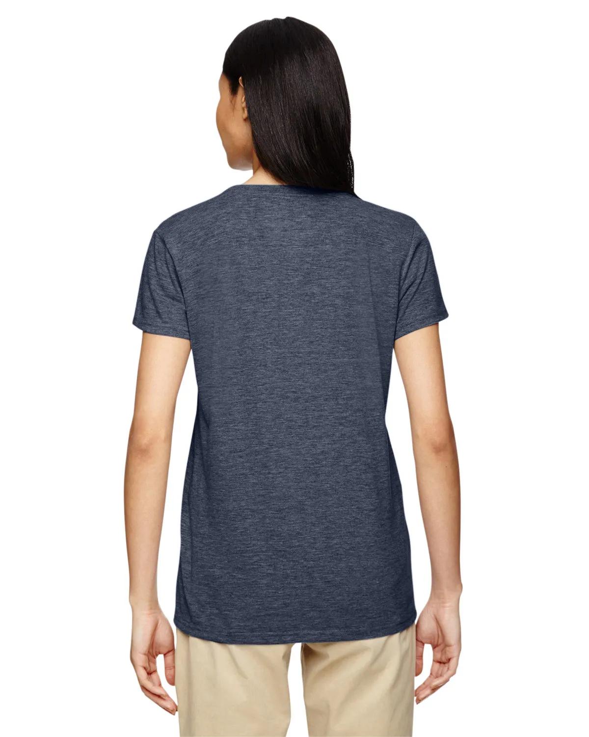 Ladies' Heavy Cotton™ V-Neck T-Shirt 51 of 81
