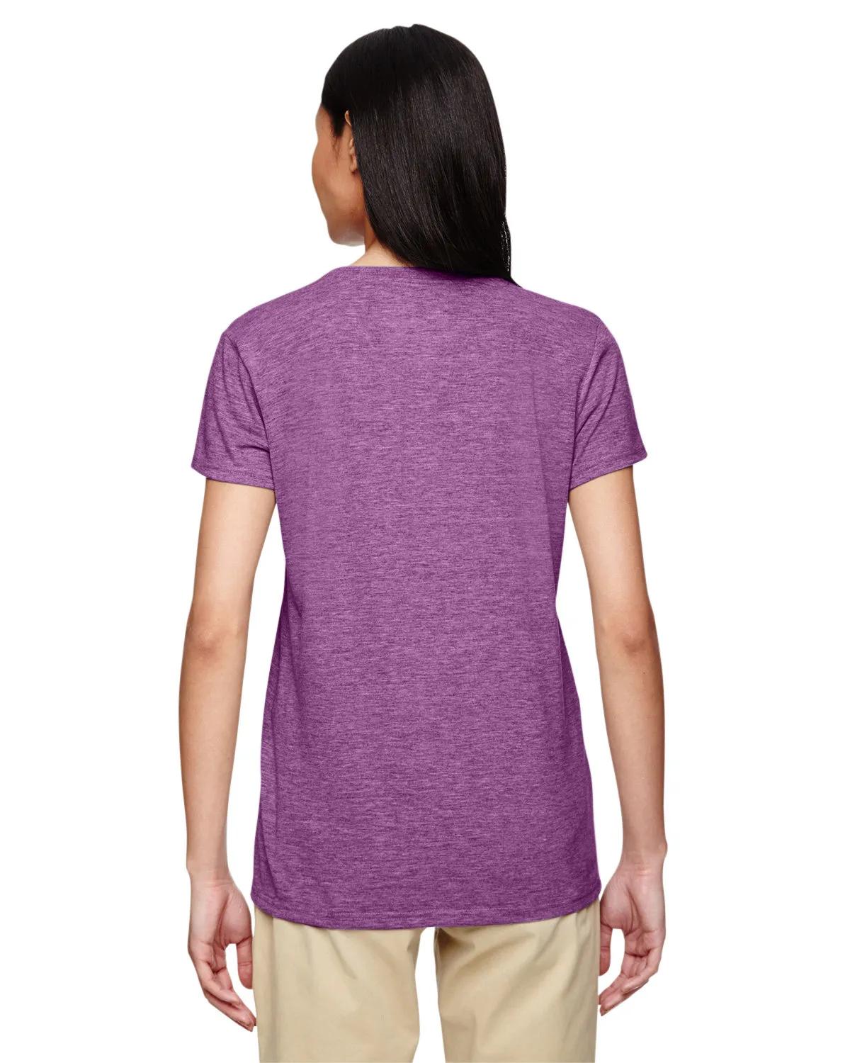 Ladies' Heavy Cotton™ V-Neck T-Shirt 80 of 81