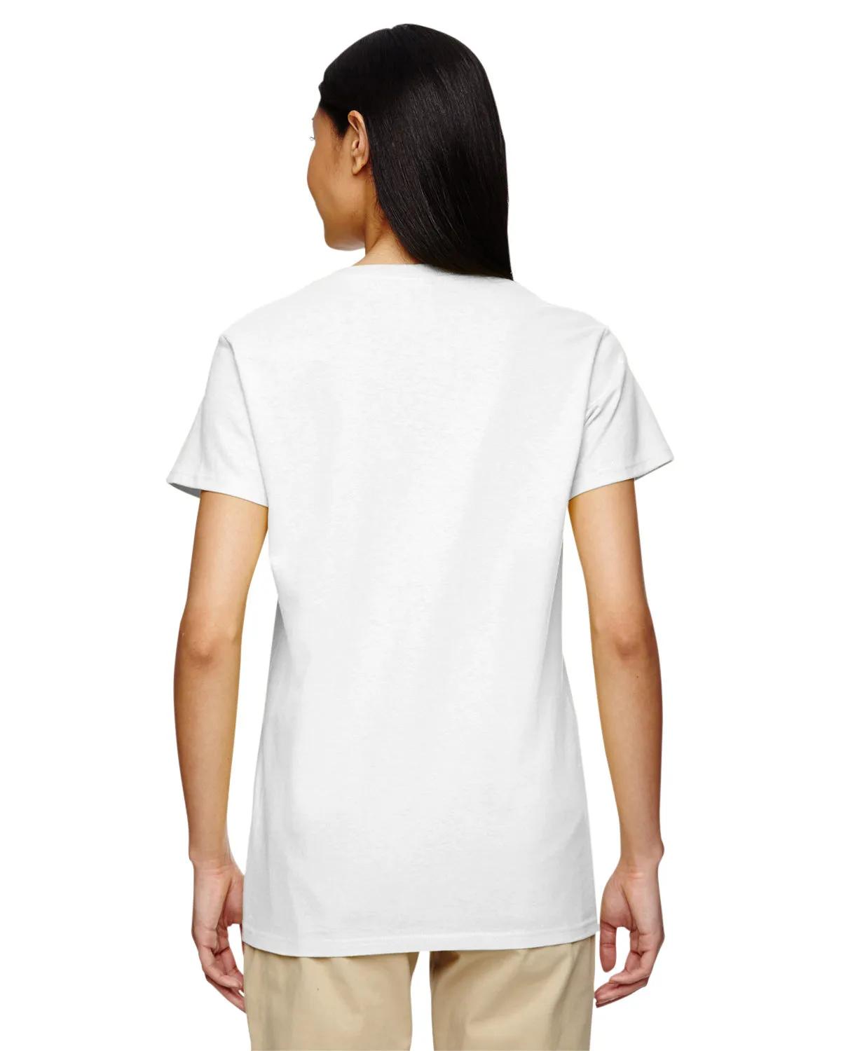 Ladies' Heavy Cotton™ V-Neck T-Shirt 31 of 81