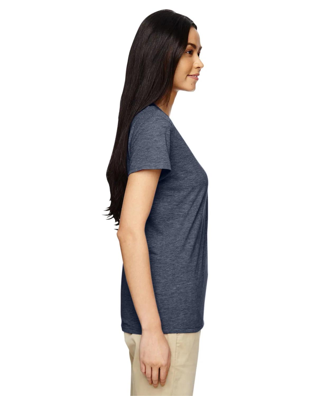 Ladies' Heavy Cotton™ V-Neck T-Shirt 68 of 81