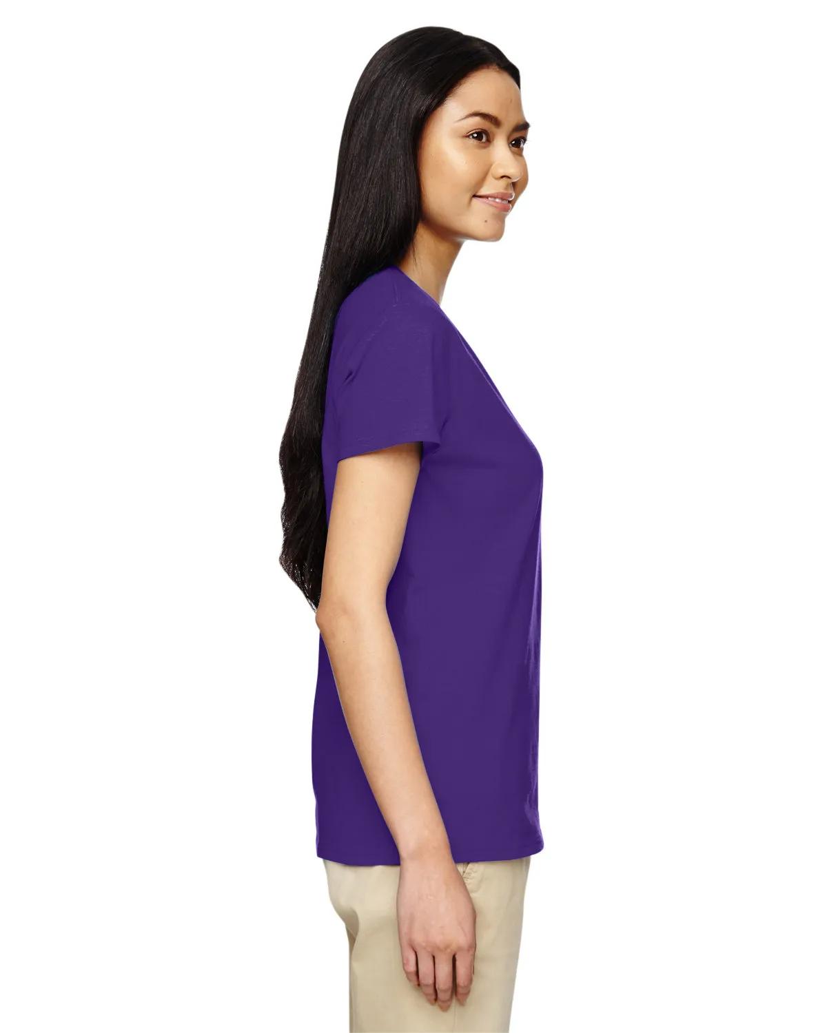 Ladies' Heavy Cotton™ V-Neck T-Shirt 57 of 81