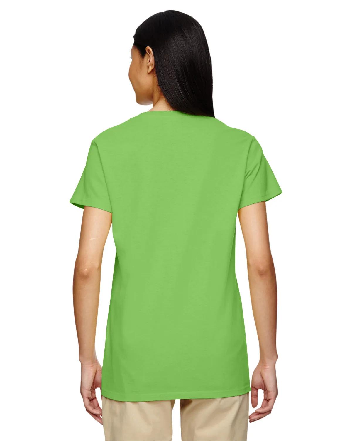 Ladies' Heavy Cotton™ V-Neck T-Shirt 29 of 81