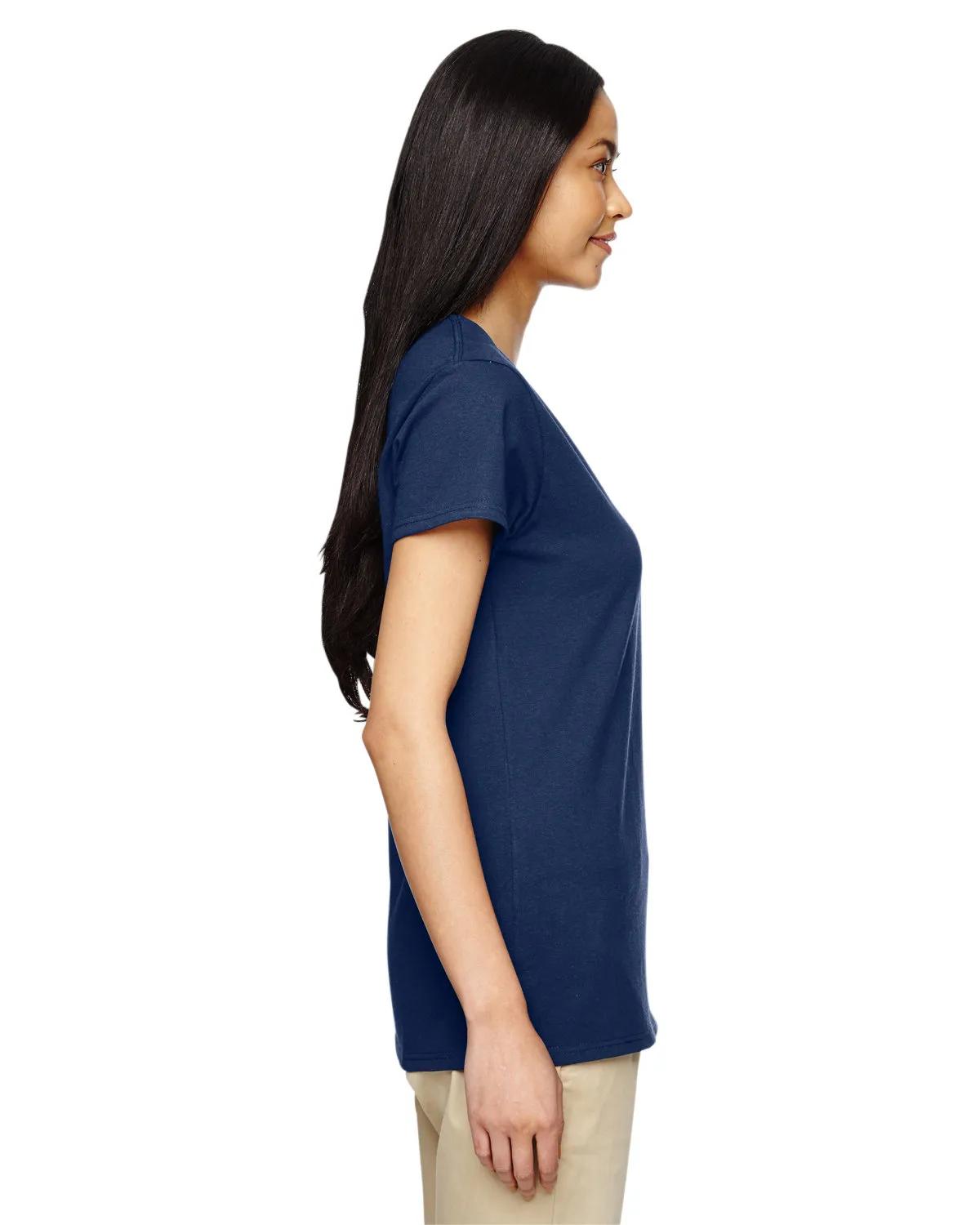 Ladies' Heavy Cotton™ V-Neck T-Shirt 37 of 81