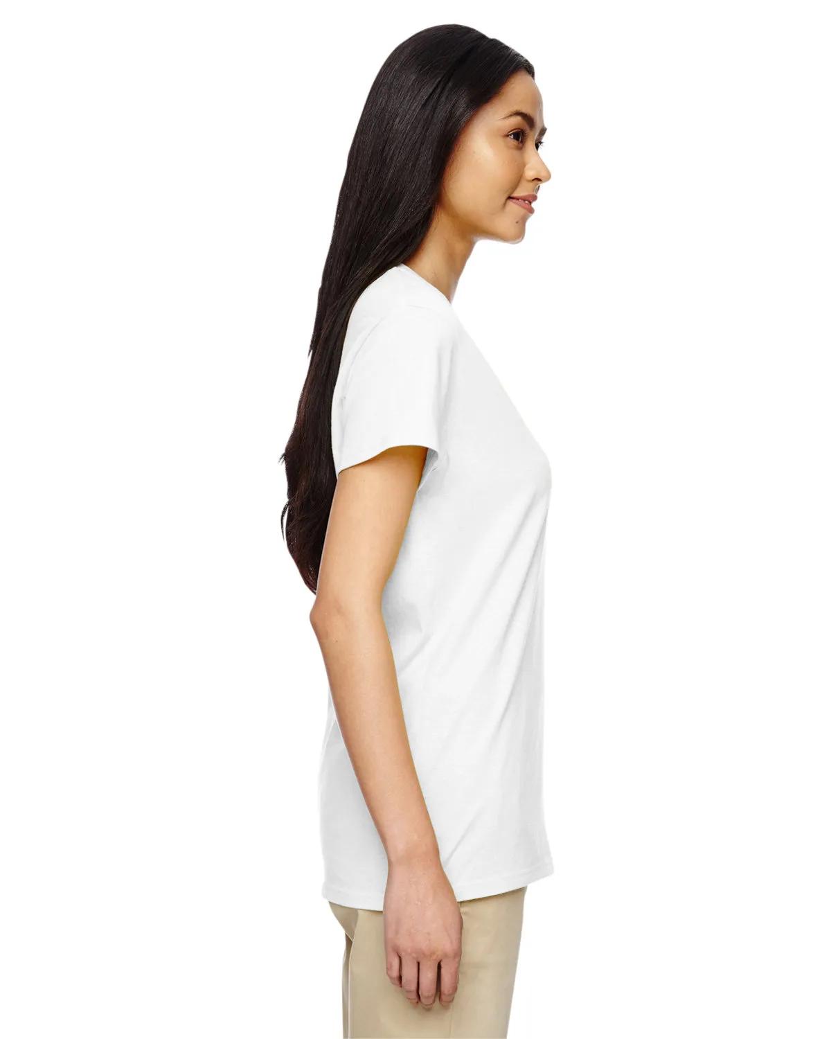 Ladies' Heavy Cotton™ V-Neck T-Shirt 42 of 81