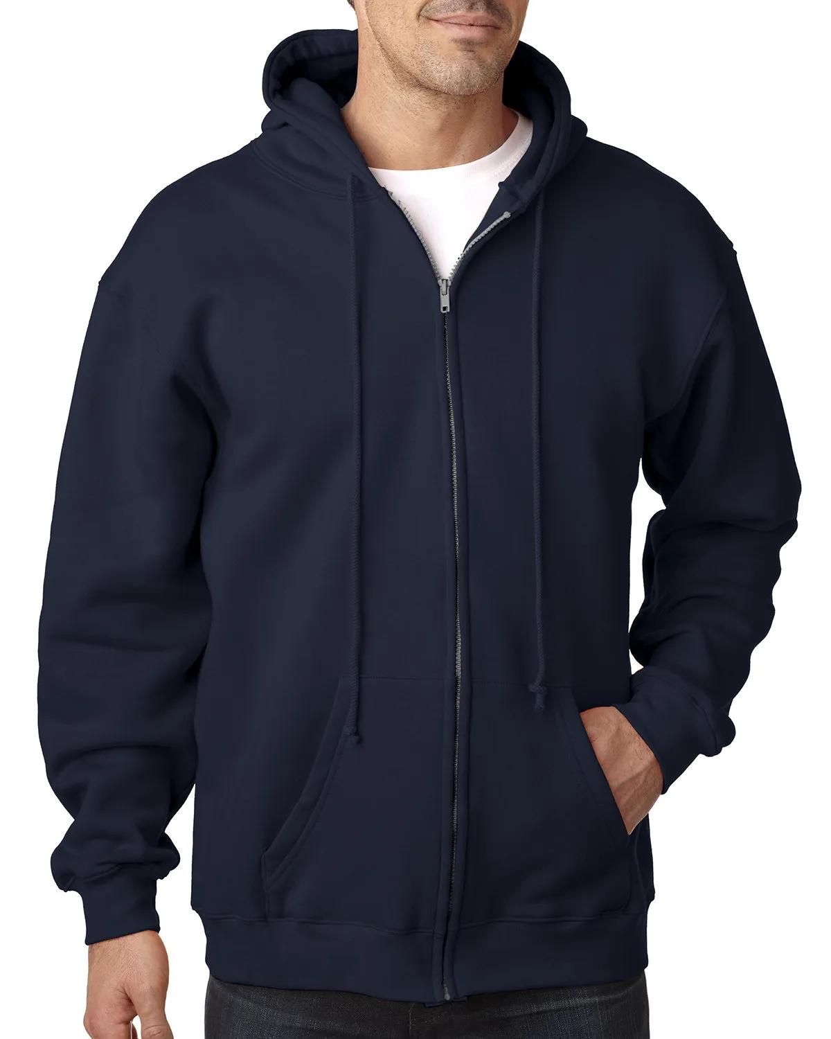 Adult USA Made Full-Zip Heavyweight Hooded Sweatshirt 5 of 21