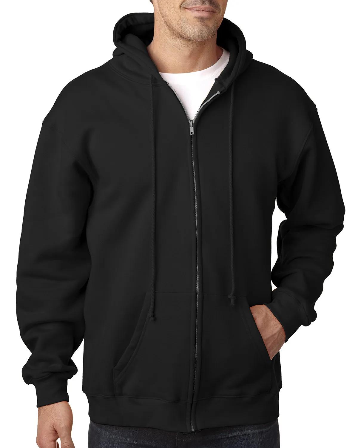 Adult USA Made Full-Zip Heavyweight Hooded Sweatshirt 7 of 21