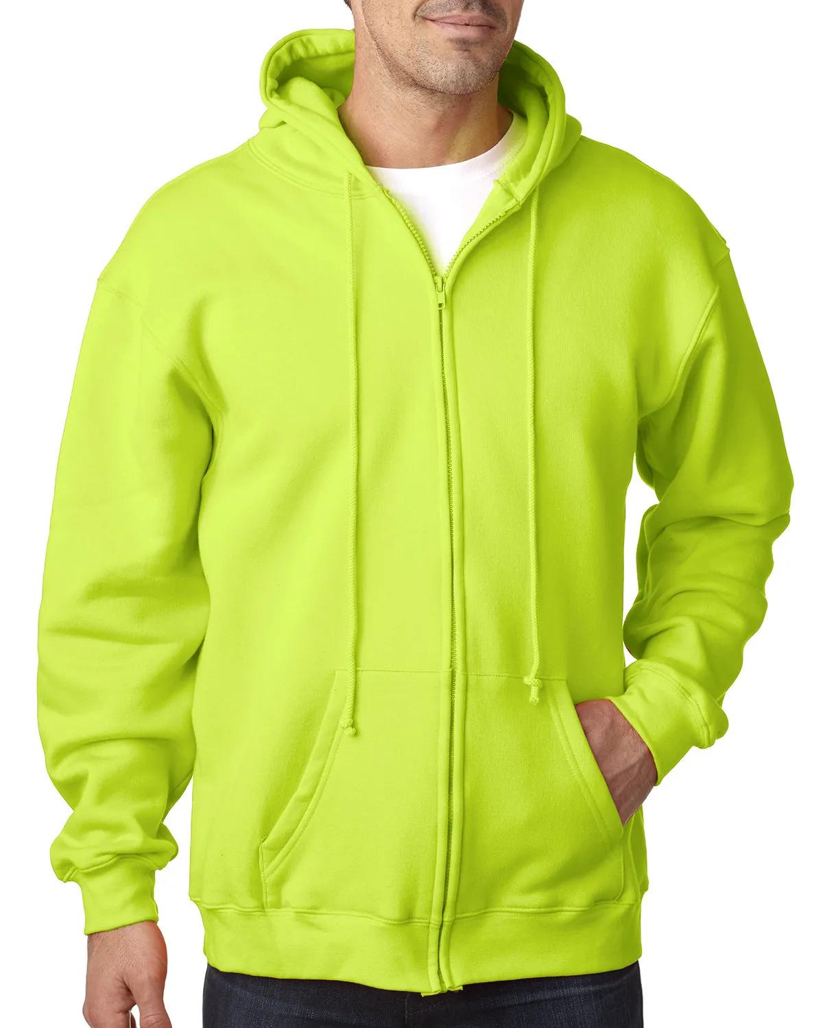 Adult USA Made Full-Zip Heavyweight Hooded Sweatshirt 4 of 21