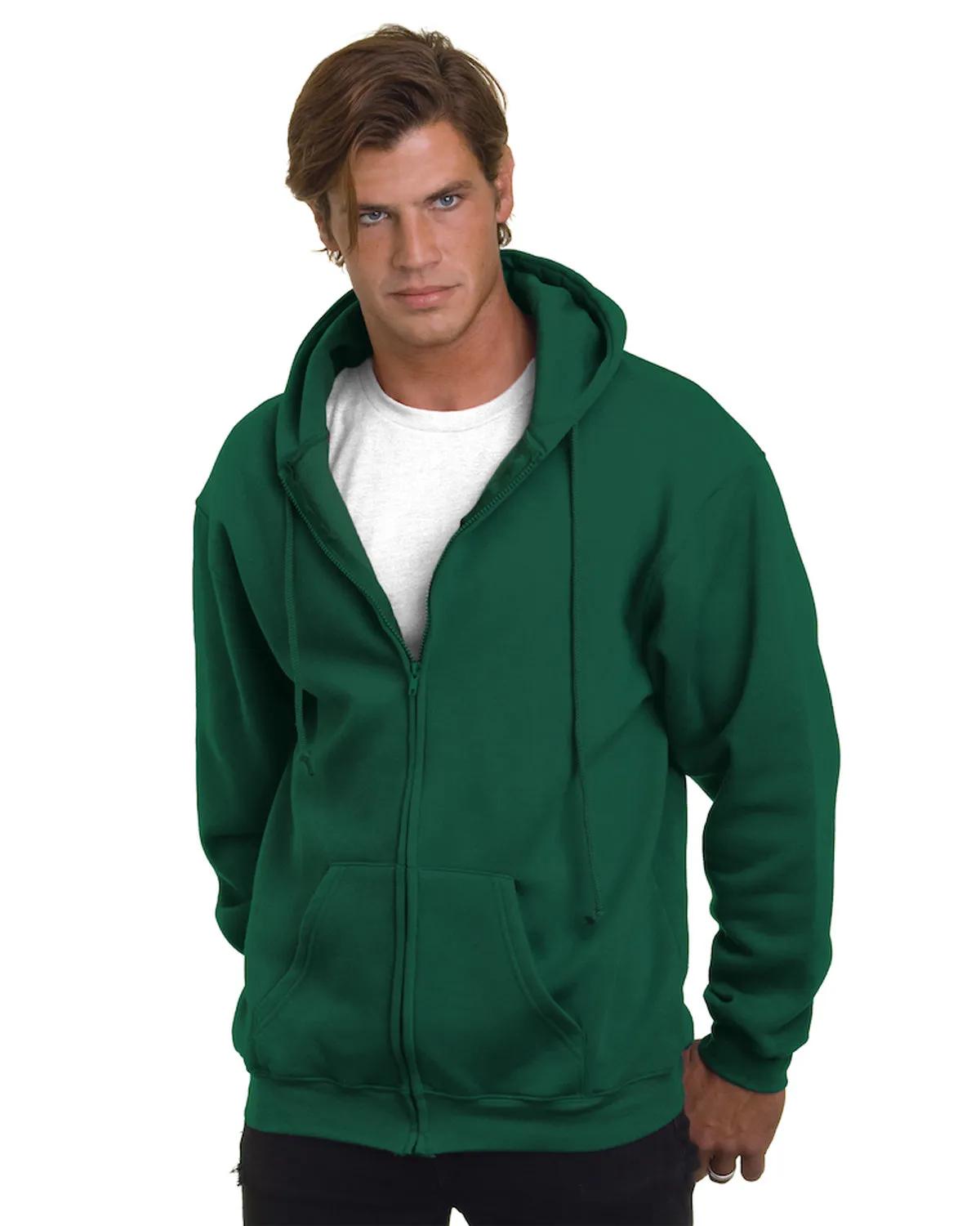 Adult USA Made Full-Zip Heavyweight Hooded Sweatshirt 2 of 21