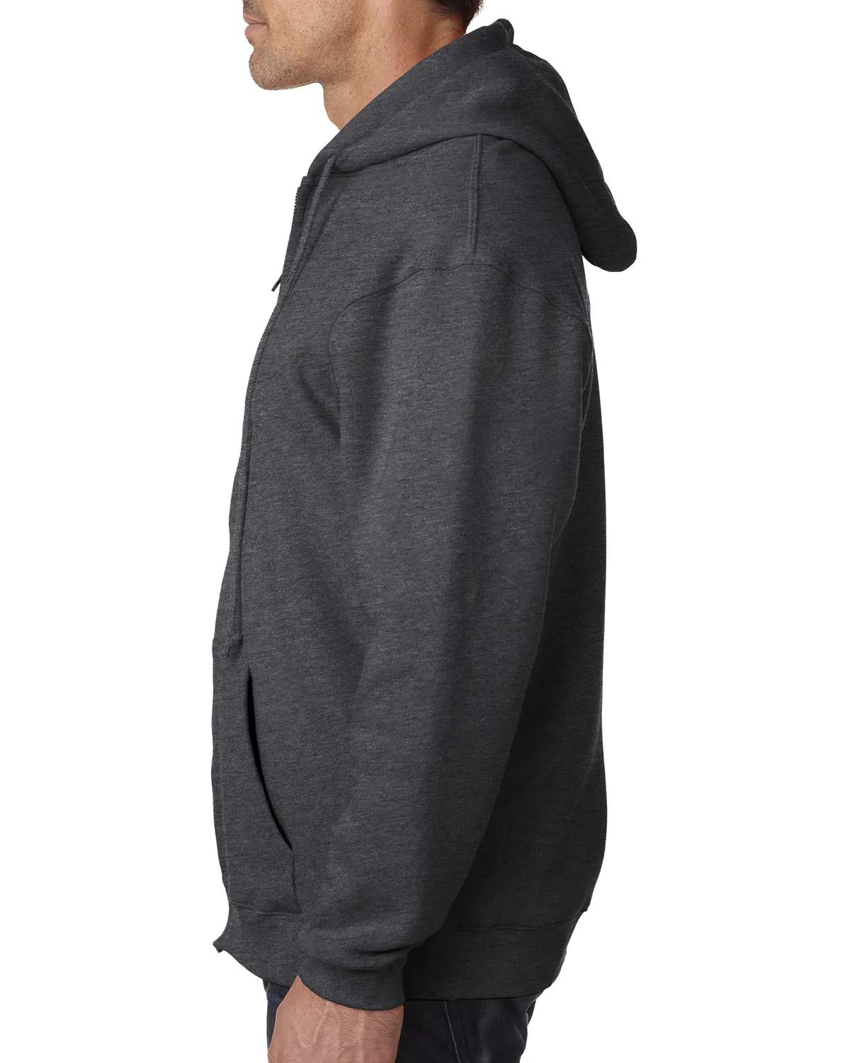 Adult USA Made Full-Zip Heavyweight Hooded Sweatshirt 14 of 21