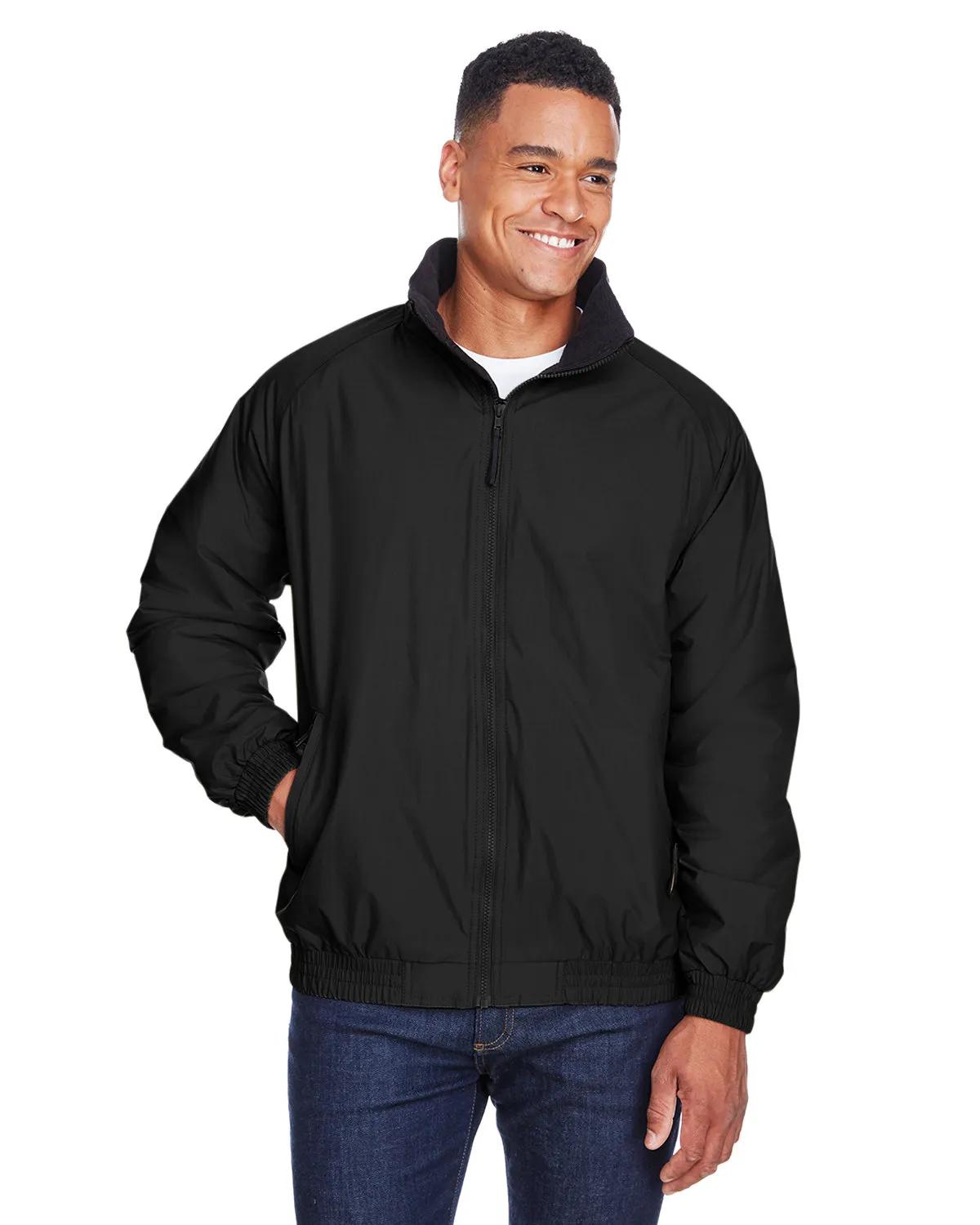 Adult Fleece-Lined Nylon Jacket