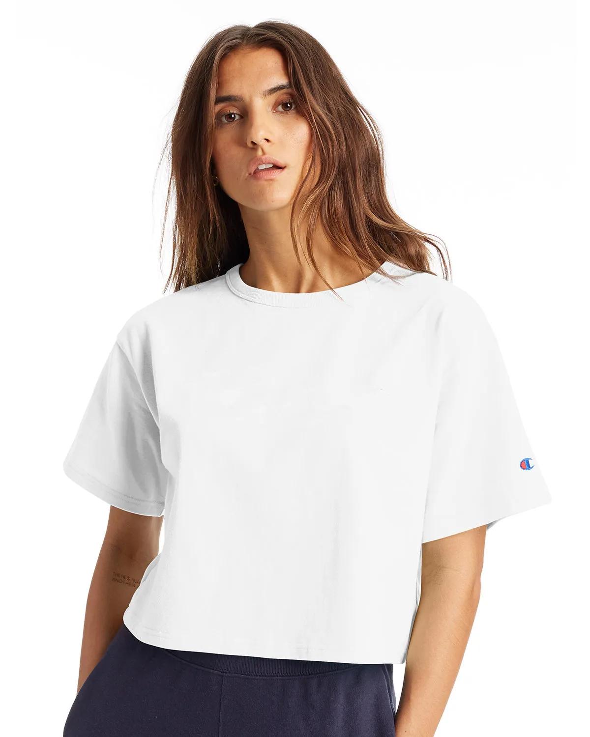 Ladies' Cropped Heritage T-Shirt 1 of 14