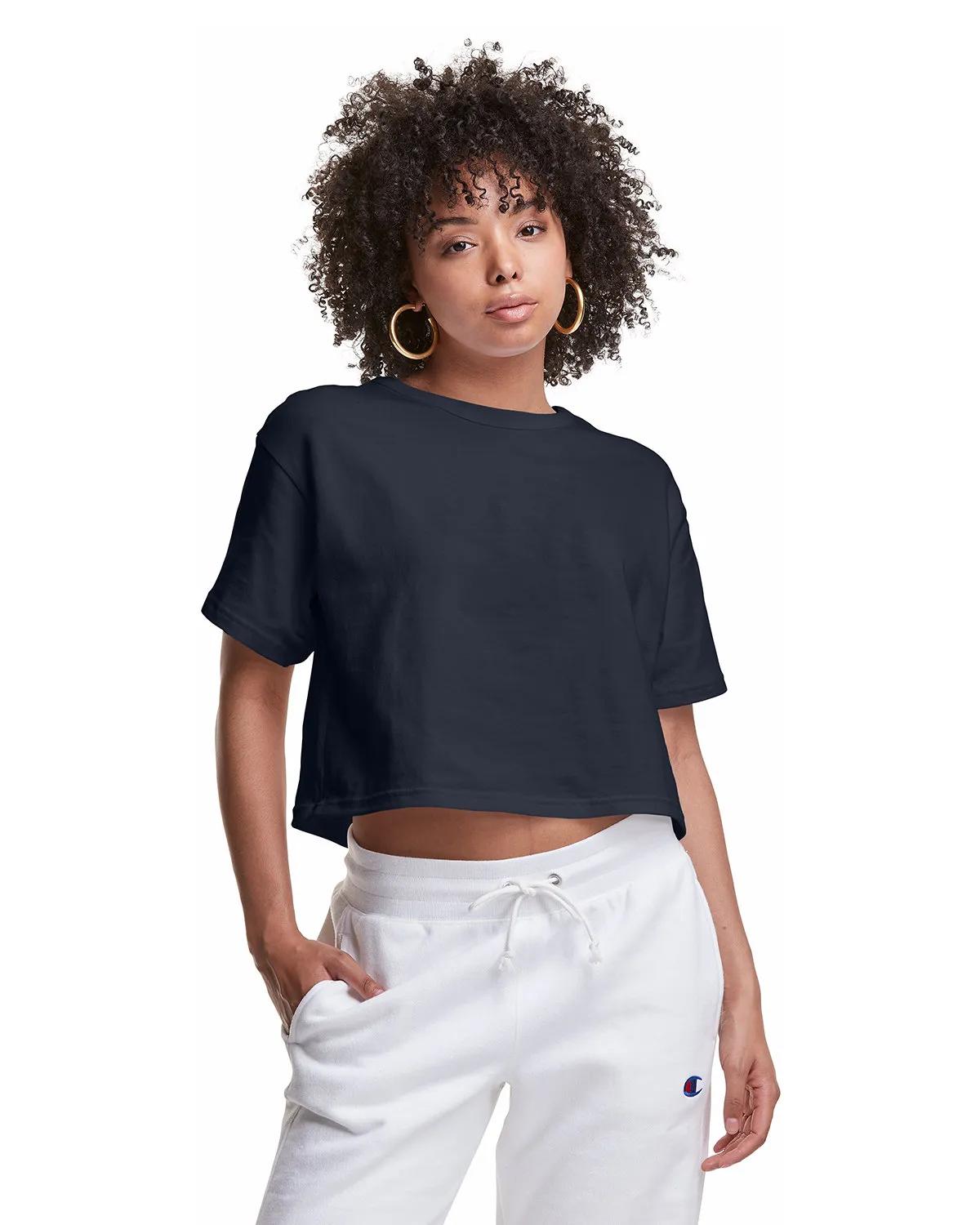 Ladies' Cropped Heritage T-Shirt 2 of 14