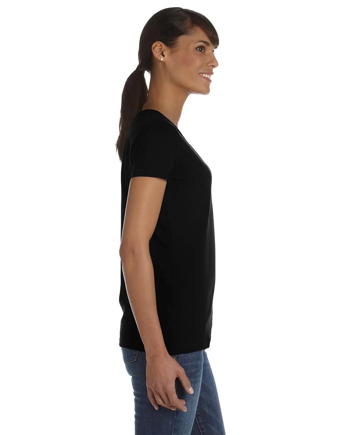 Ladies' HD Cotton™ V-Neck T-Shirt 16 of 16