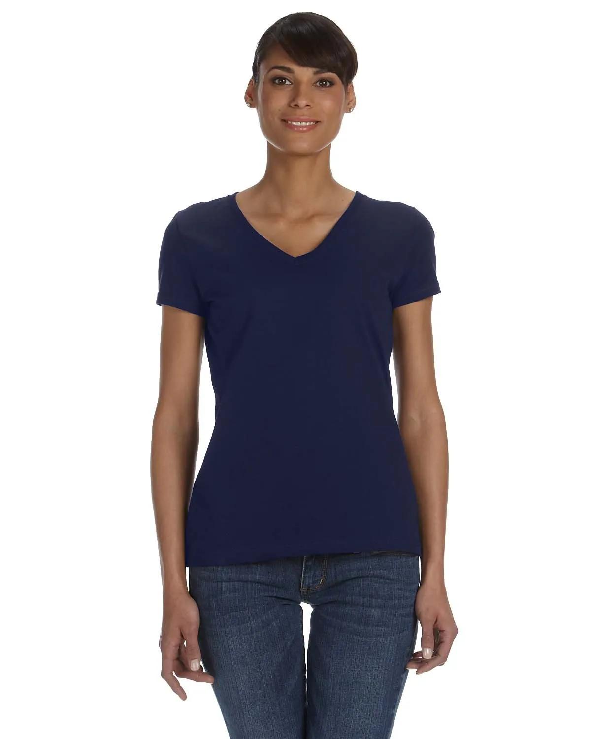 Ladies' HD Cotton™ V-Neck T-Shirt 5 of 16