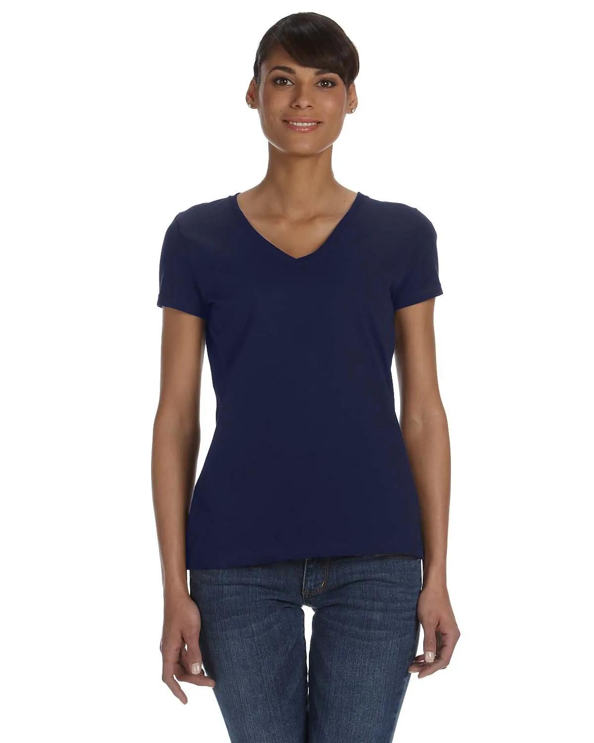 Ladies' HD Cotton™ V-Neck T-Shirt