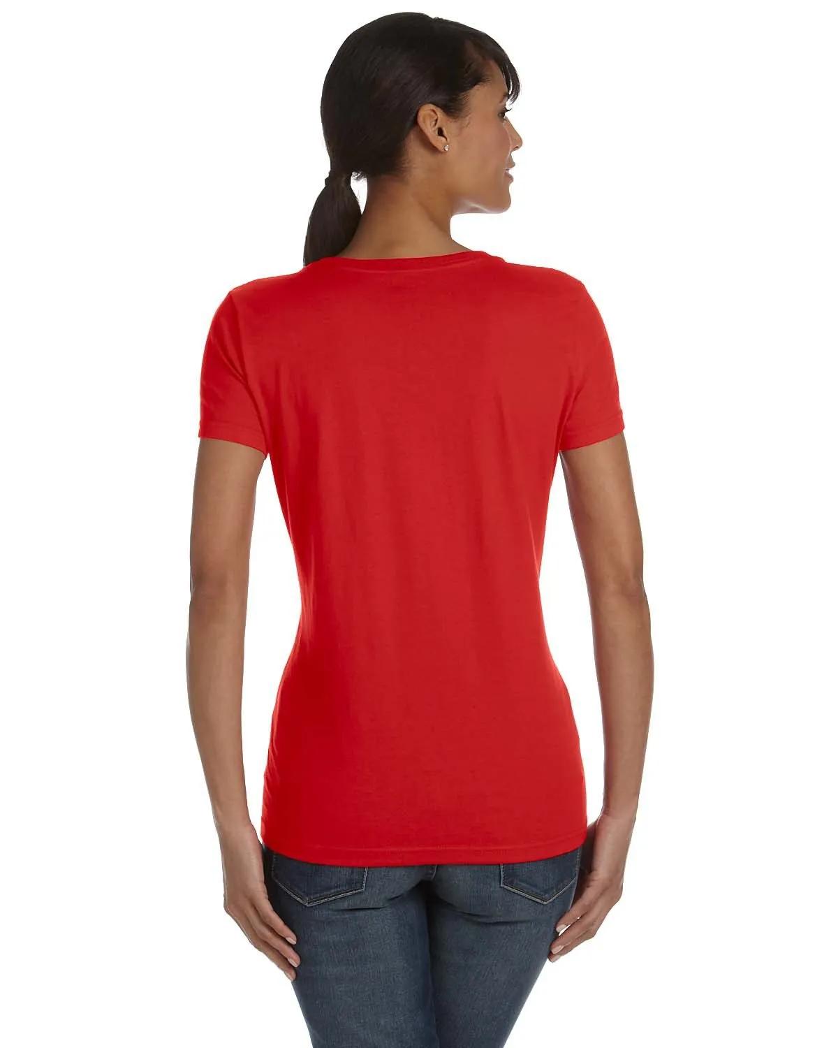 Ladies' HD Cotton™ V-Neck T-Shirt 8 of 16