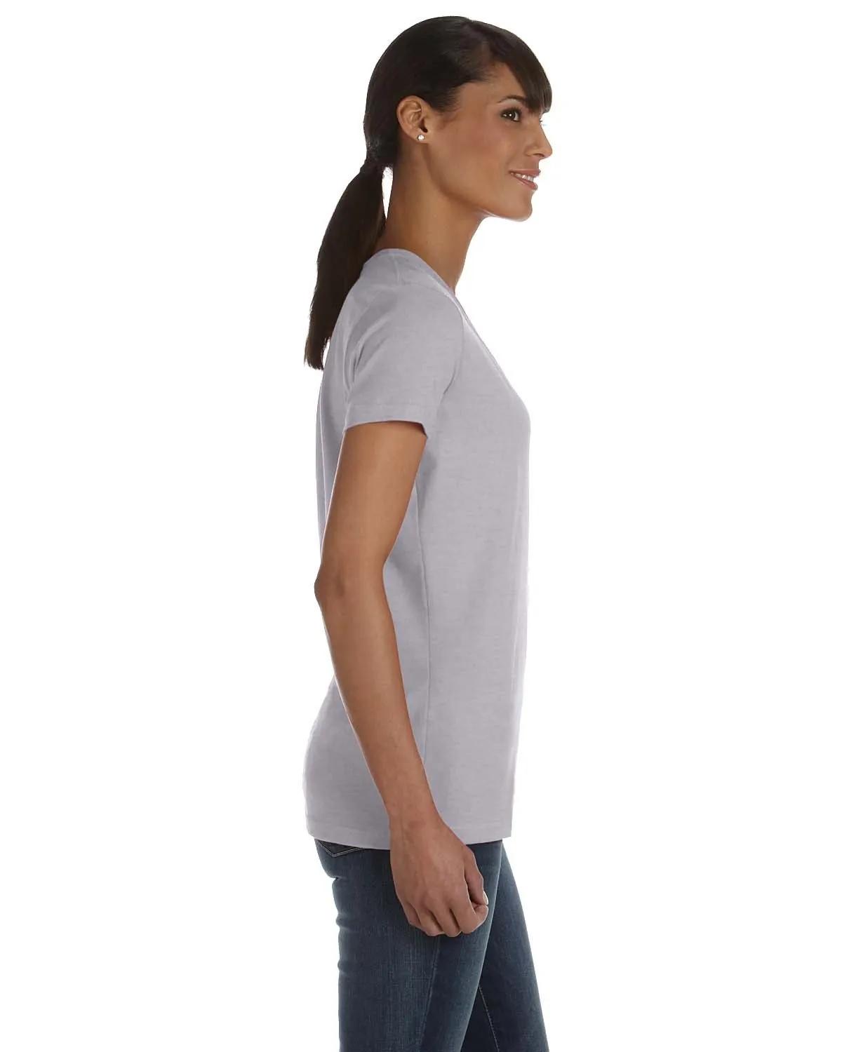 Ladies' HD Cotton™ V-Neck T-Shirt 8 of 16