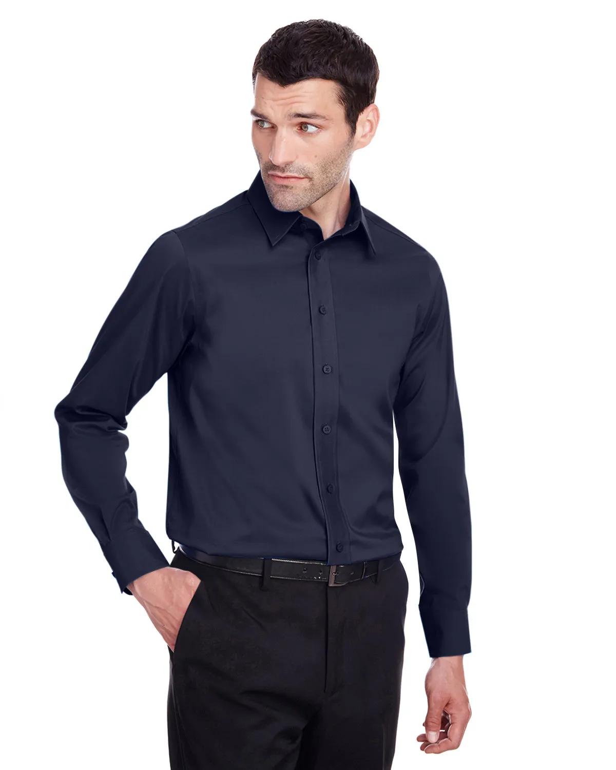 Men's Crown Collection® Stretch Broadcloth Slim Fit Woven Shirt 2 of 16