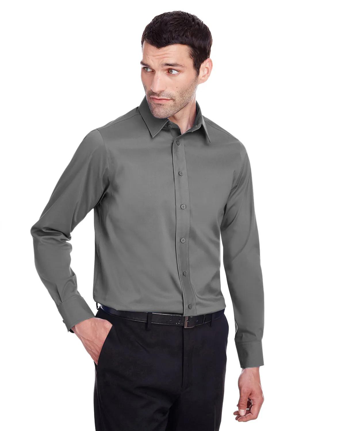 Men's Crown Collection® Stretch Broadcloth Slim Fit Woven Shirt