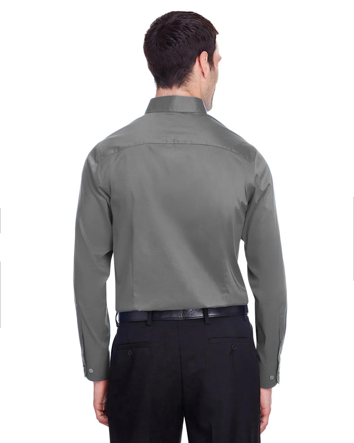 Men's Crown Collection® Stretch Broadcloth Slim Fit Woven Shirt 7 of 16