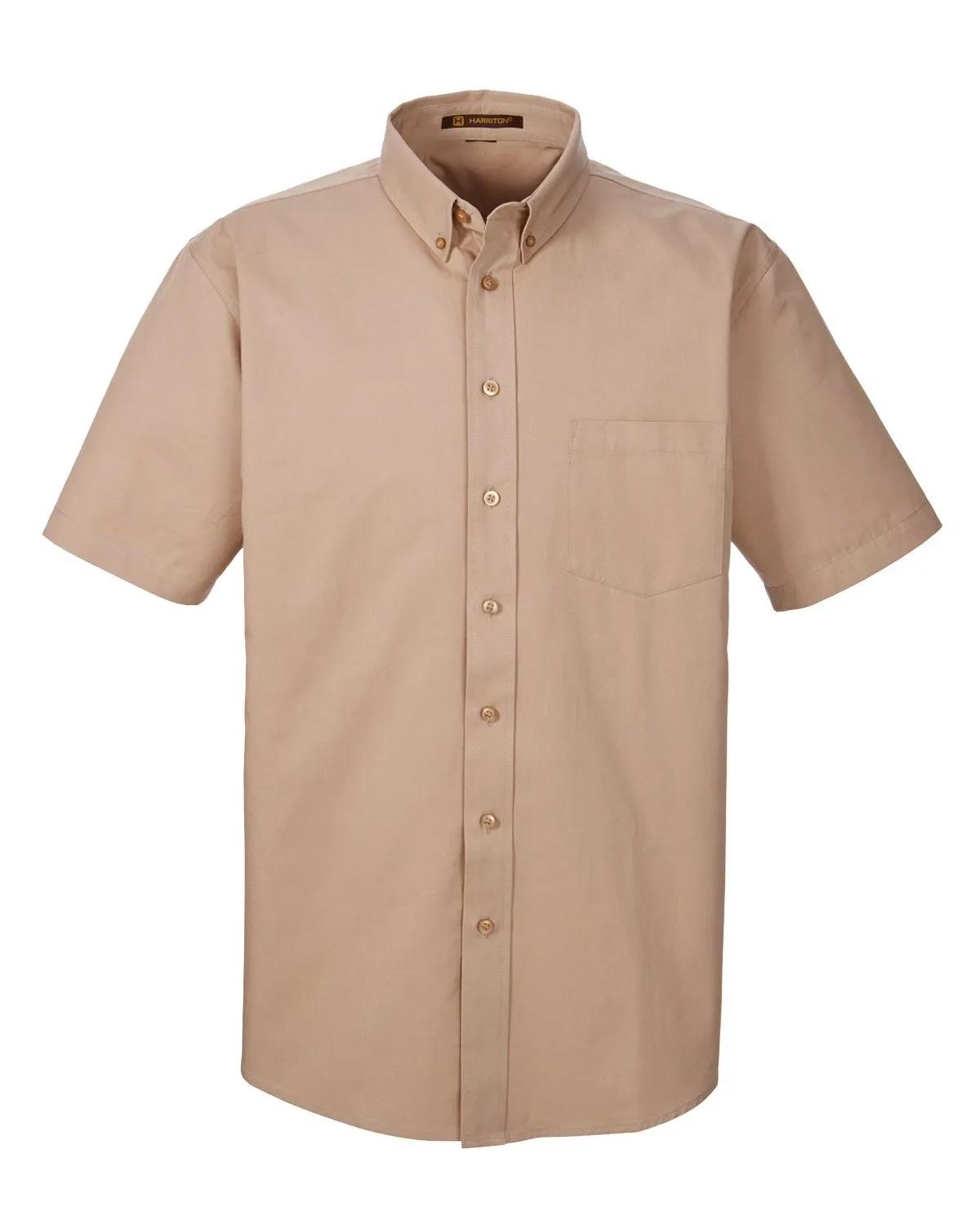 Men's Foundation Cotton Short-Sleeve Twill Shirt with Teflon™ 15 of 15