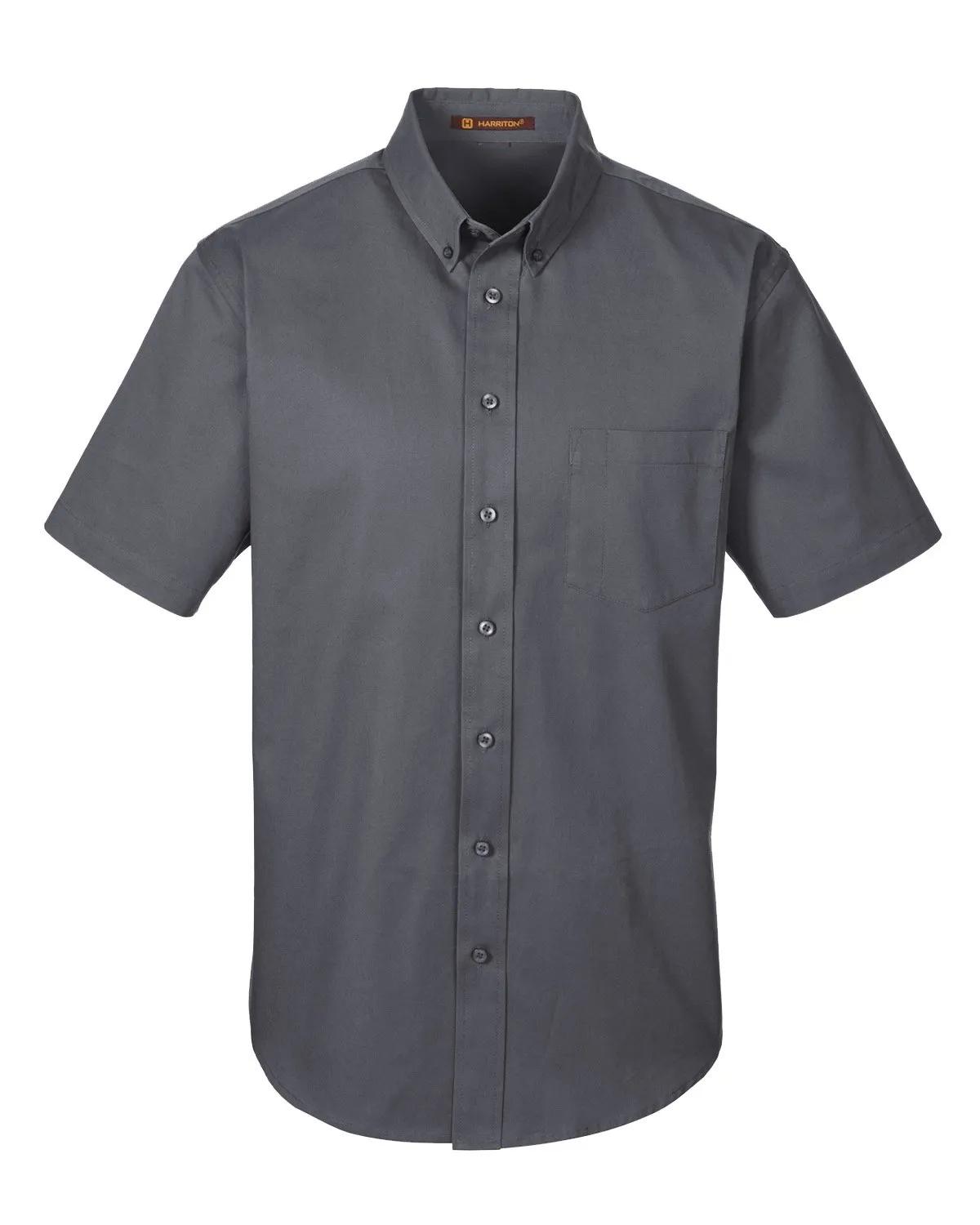 Men's Foundation Cotton Short-Sleeve Twill Shirt with Teflon™ 8 of 15