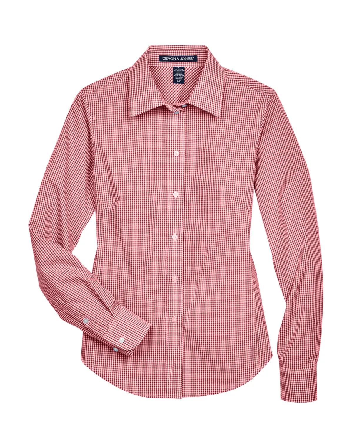 Ladies' Ladies' Crown Collection® Gingham Check Woven Shirt 20 of 40