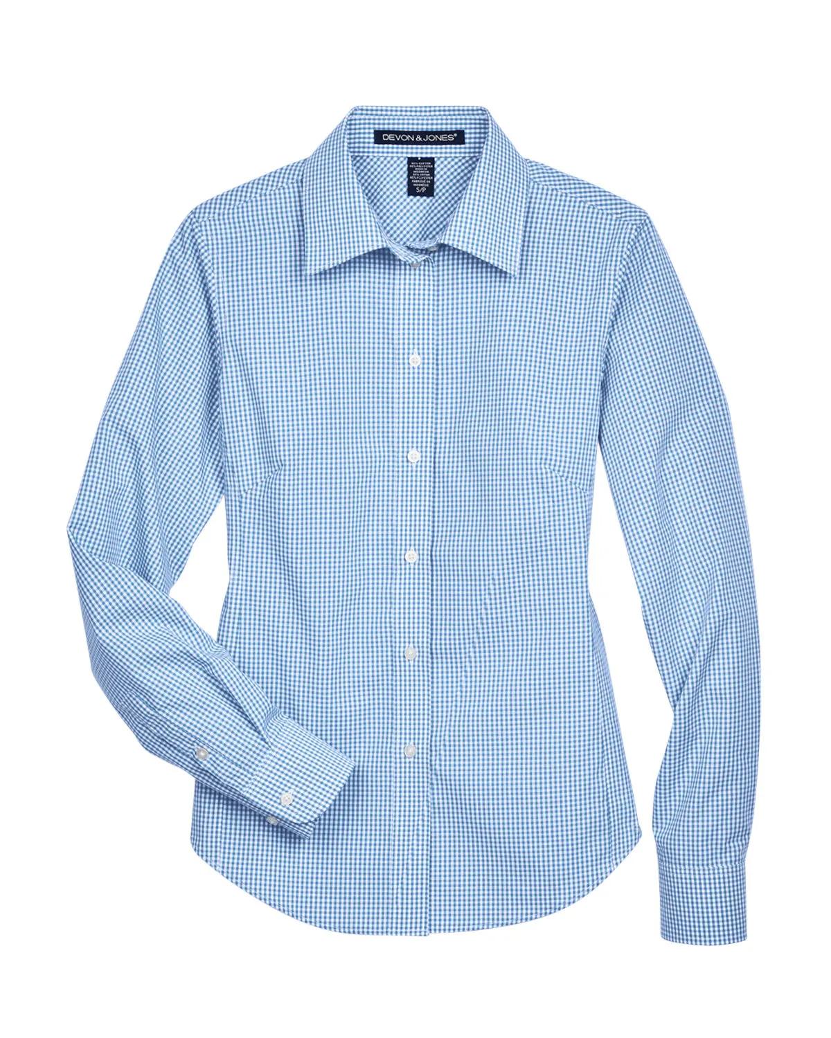 Ladies' Ladies' Crown Collection® Gingham Check Woven Shirt 25 of 40