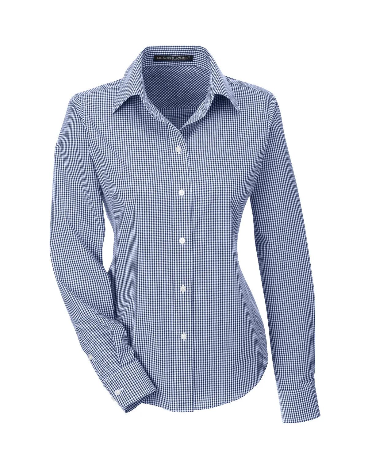 Ladies' Ladies' Crown Collection® Gingham Check Woven Shirt 24 of 40