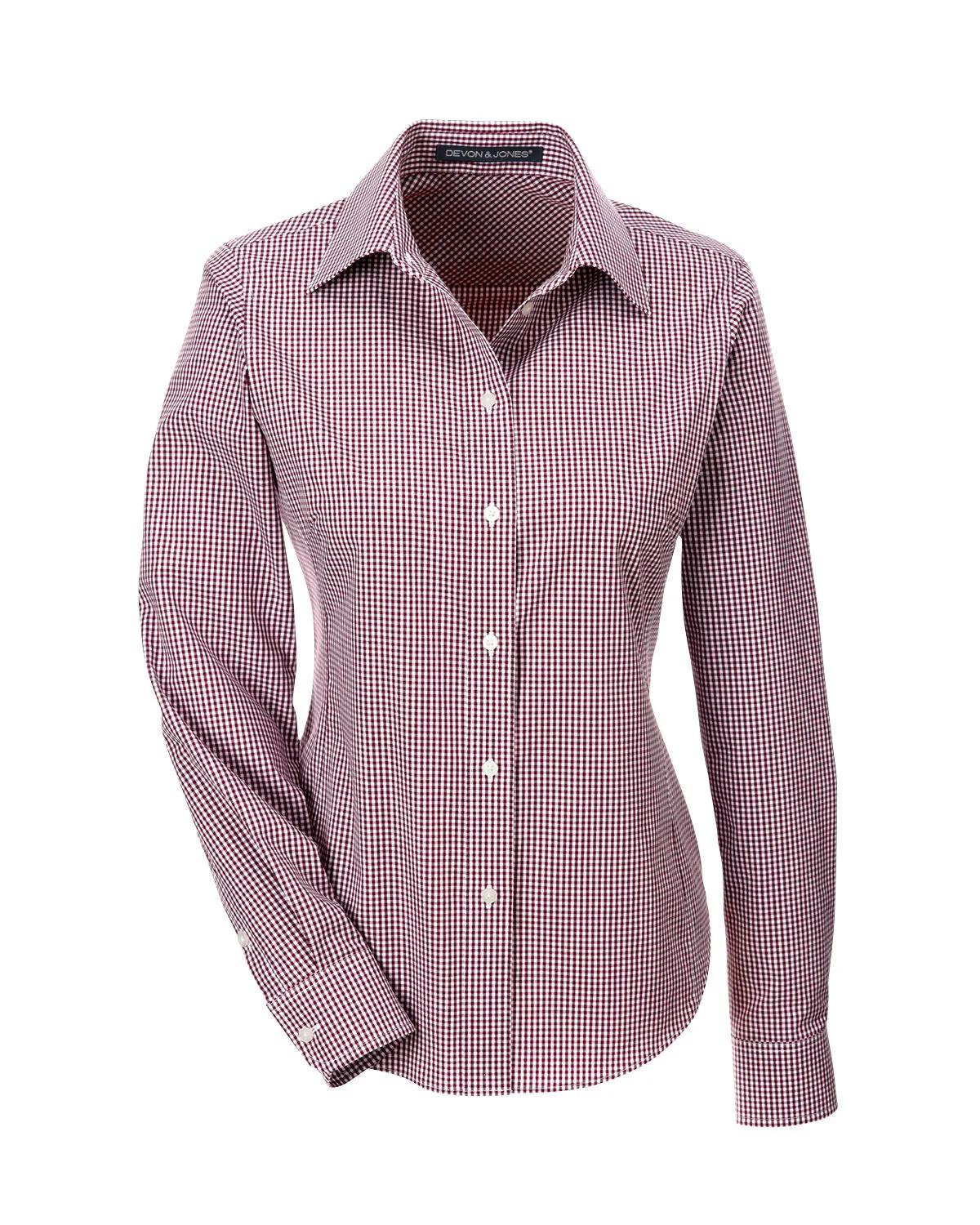 Ladies' Ladies' Crown Collection® Gingham Check Woven Shirt 35 of 40