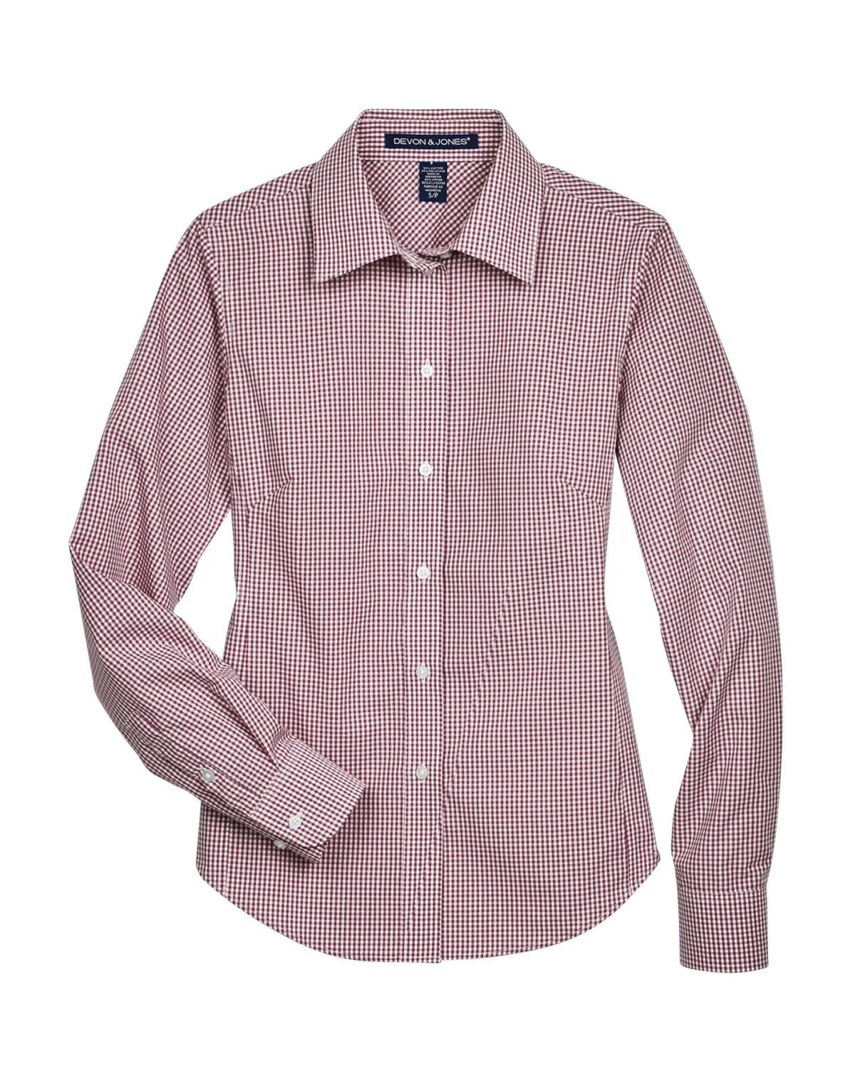 Ladies' Ladies' Crown Collection® Gingham Check Woven Shirt 33 of 40