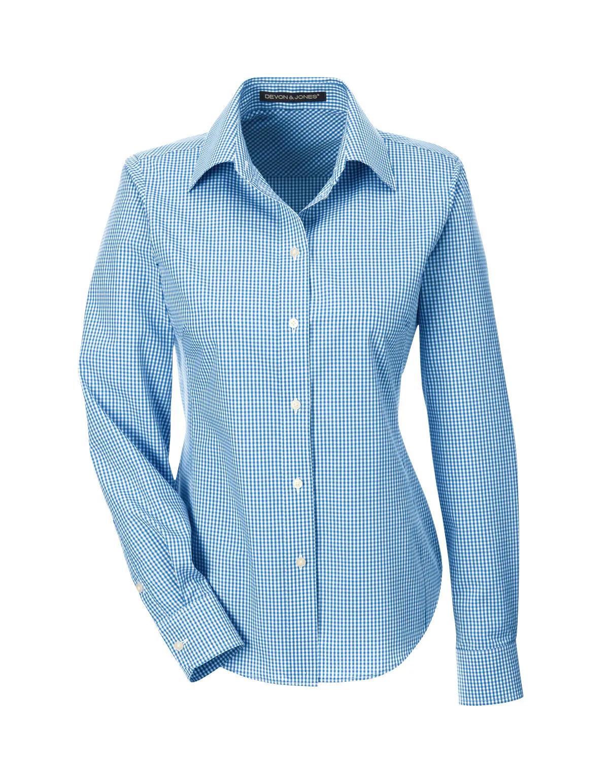 Ladies' Ladies' Crown Collection® Gingham Check Woven Shirt 32 of 40