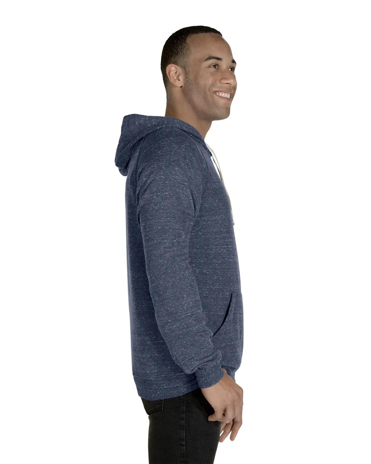 Adult Snow Heather Raglan Hooded Sweatshirt 19 of 22