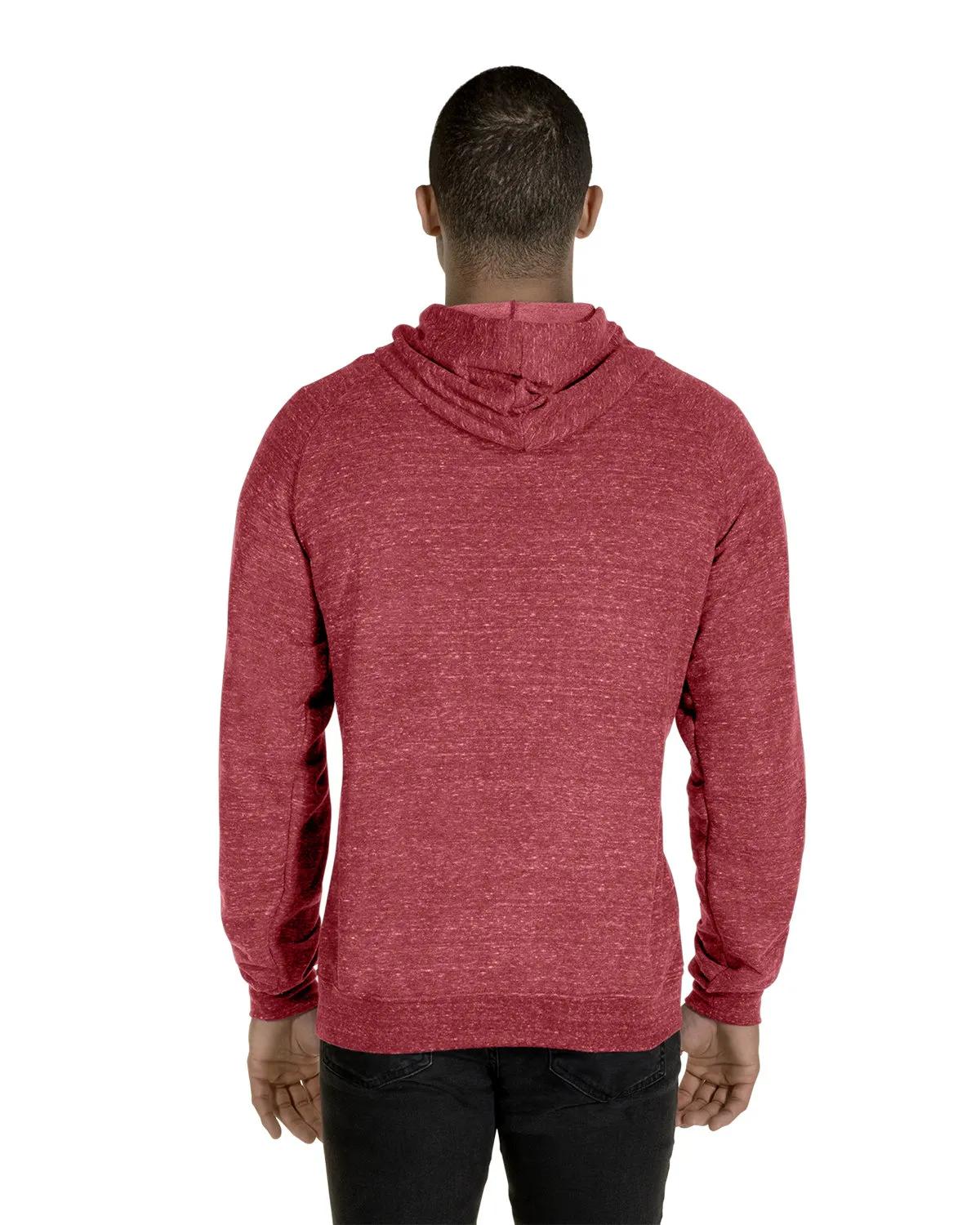 Adult Snow Heather Raglan Hooded Sweatshirt 20 of 22