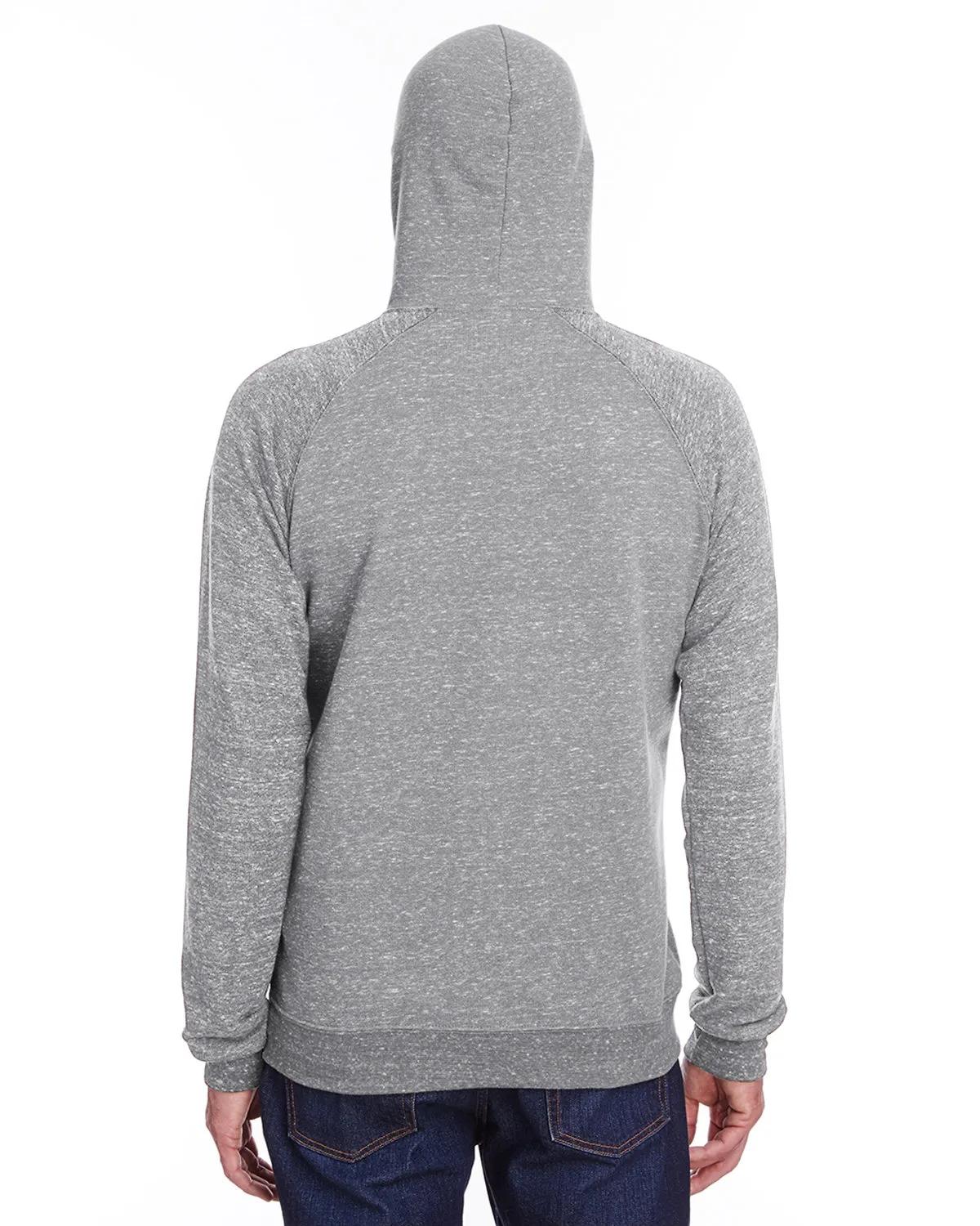 Adult Snow Heather Raglan Hooded Sweatshirt 22 of 22
