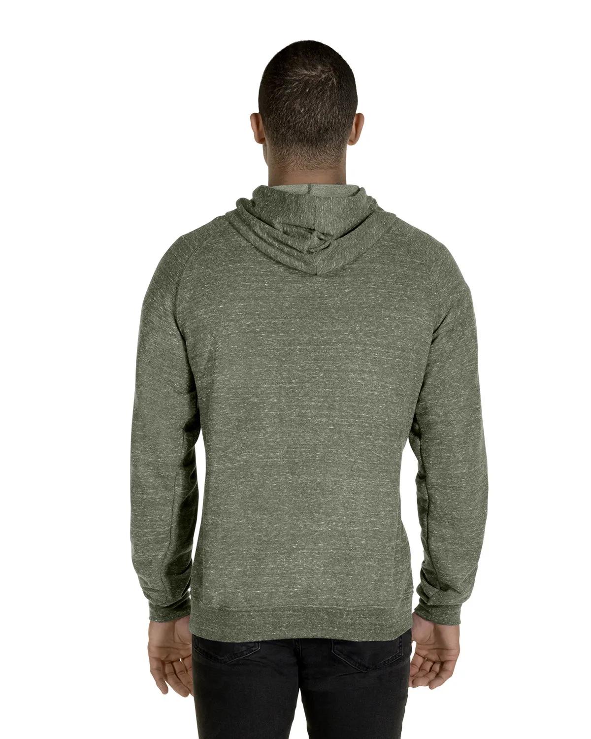 Adult Snow Heather Raglan Hooded Sweatshirt 19 of 22