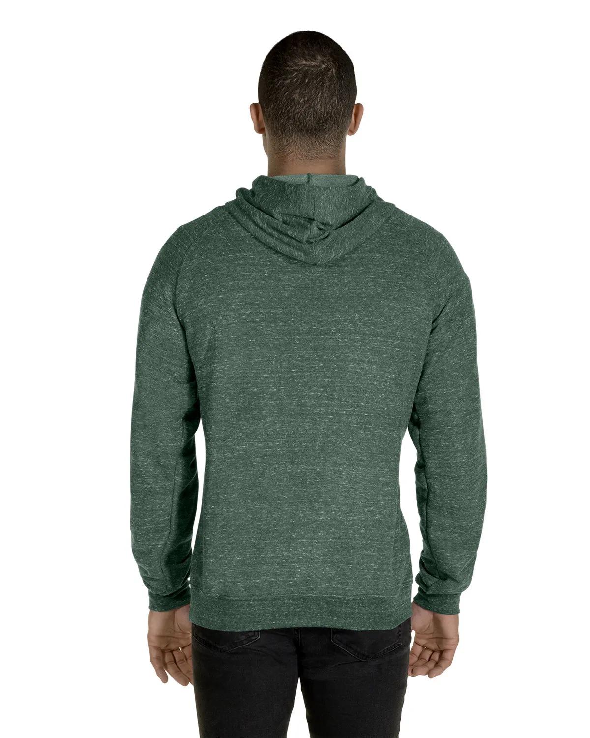 Adult Snow Heather Raglan Hooded Sweatshirt 9 of 22