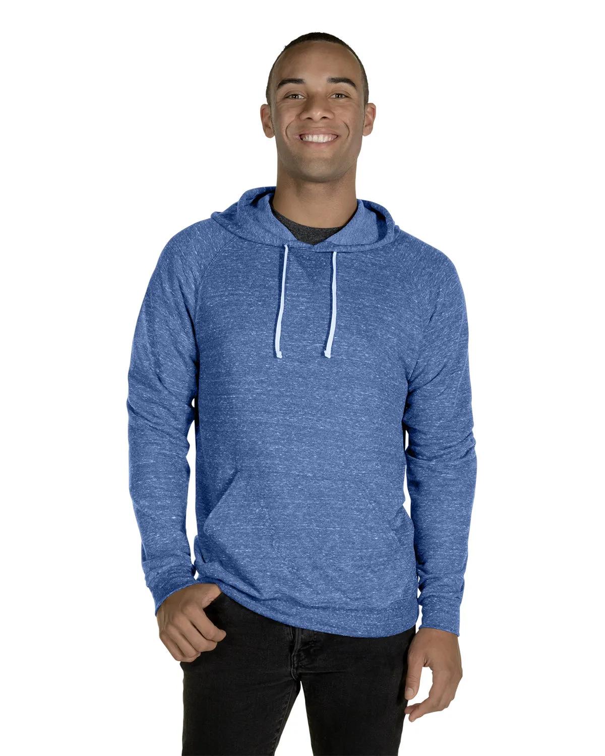 Adult Snow Heather Raglan Hooded Sweatshirt 1 of 22