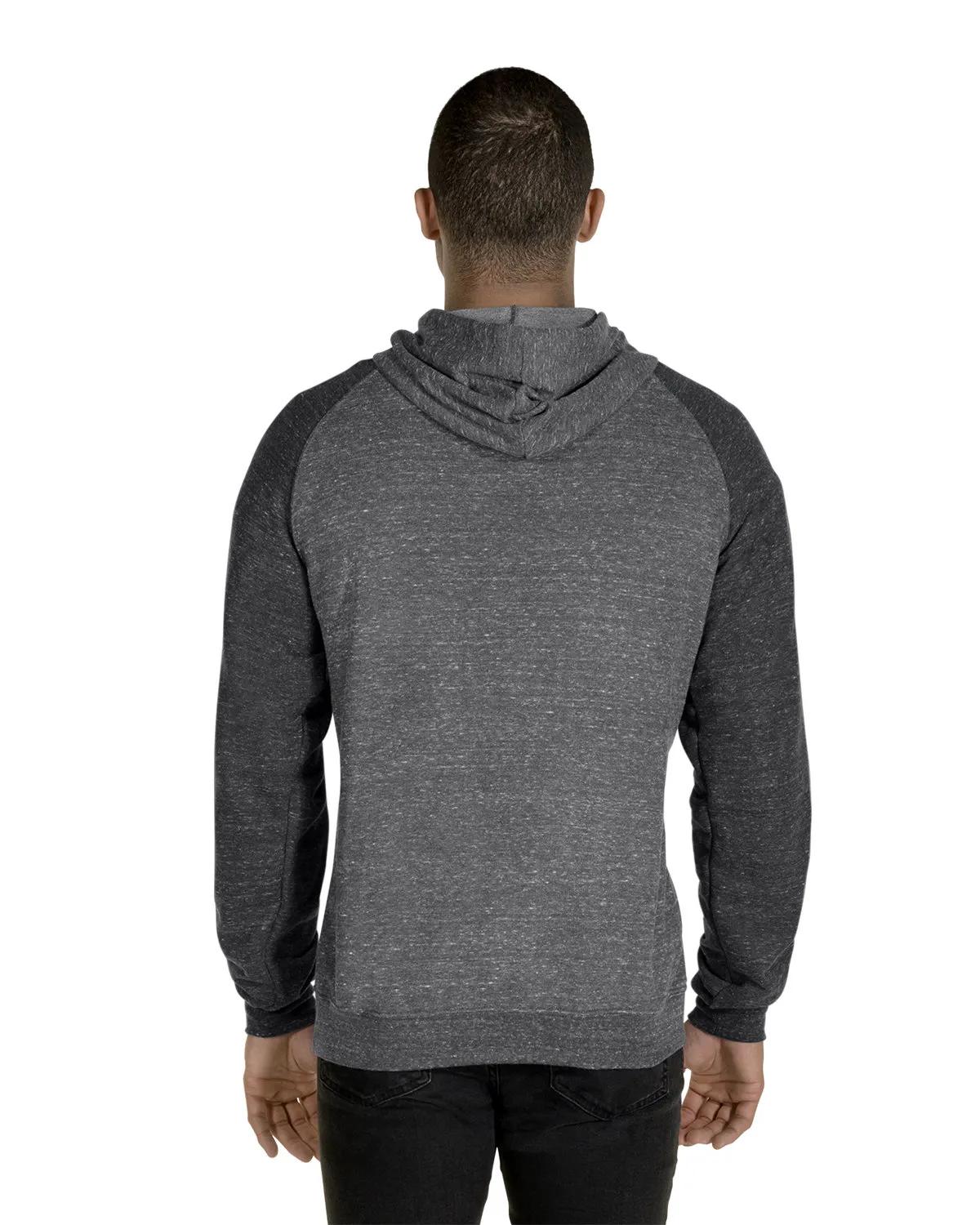 Adult Snow Heather Raglan Hooded Sweatshirt 14 of 22