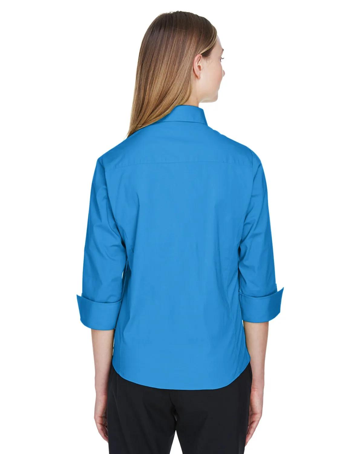 Ladies' Perfect Fit™ Three-Quarter Sleeve Stretch Poplin Blouse 25 of 48